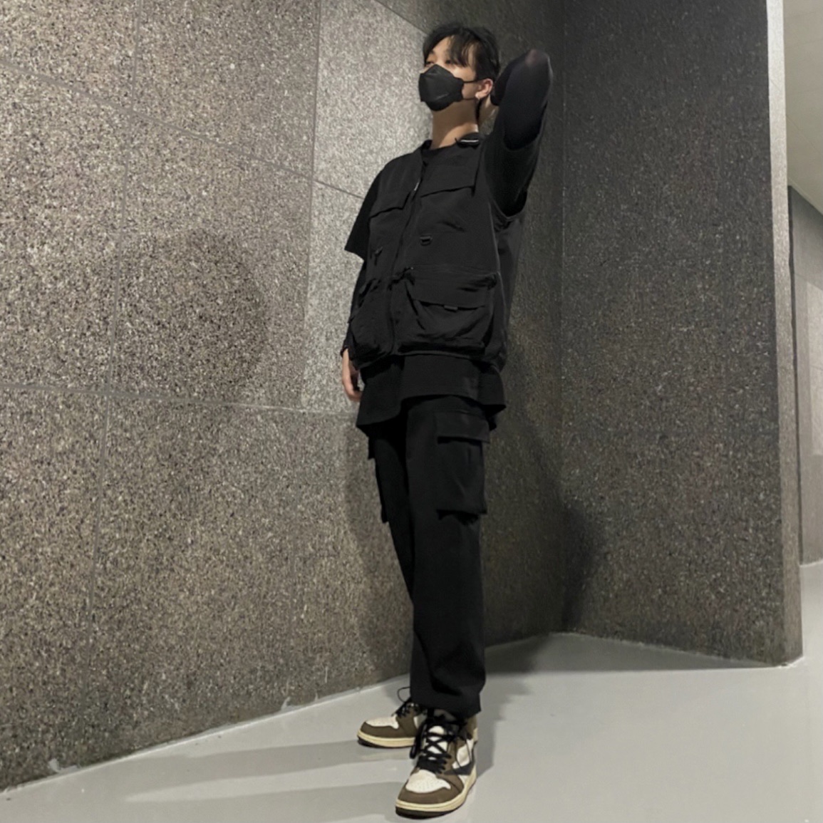 Jordan 1 x Travis Scott Retro High OG SP Mocha 착용 스타일