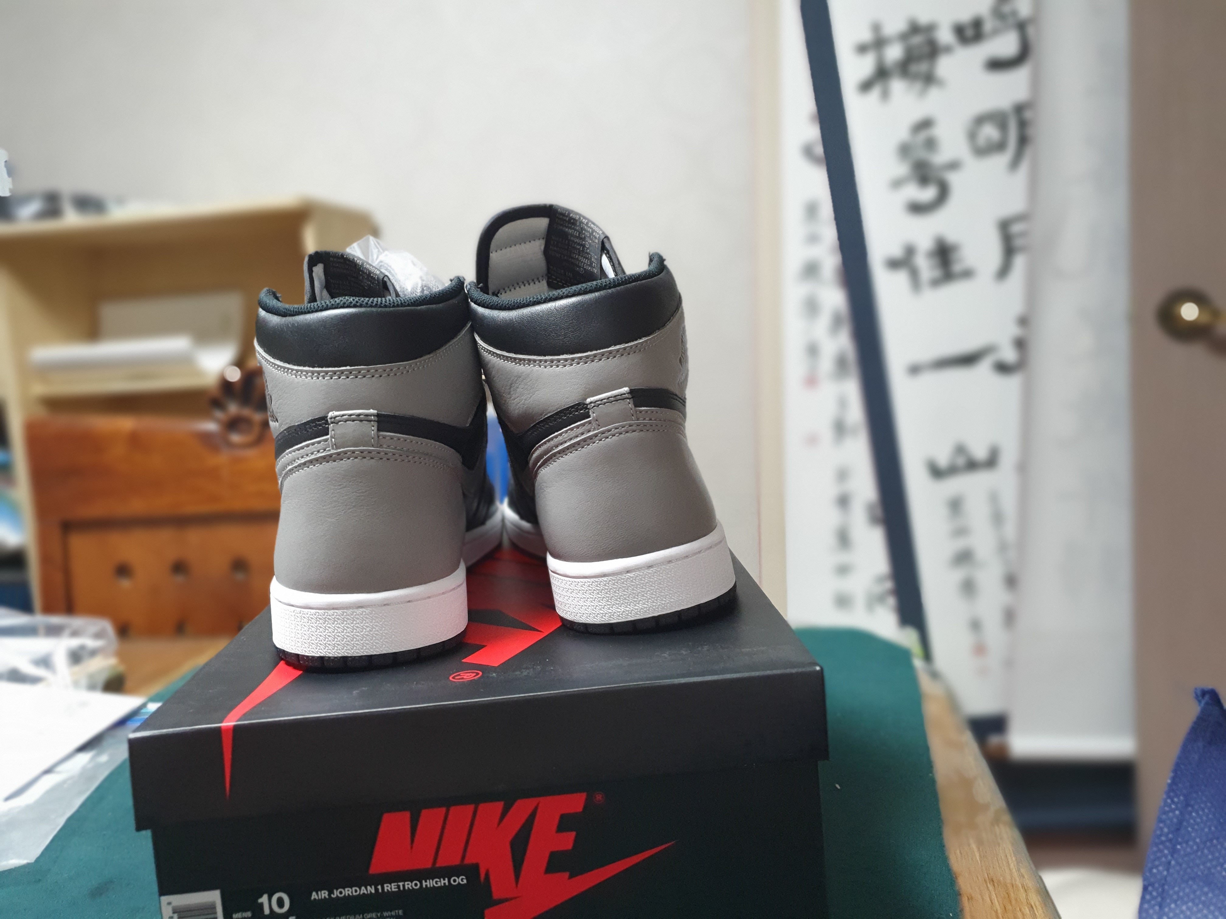 Jordan 1 Retro High OG Shadow 2018 착용 스타일 - 3