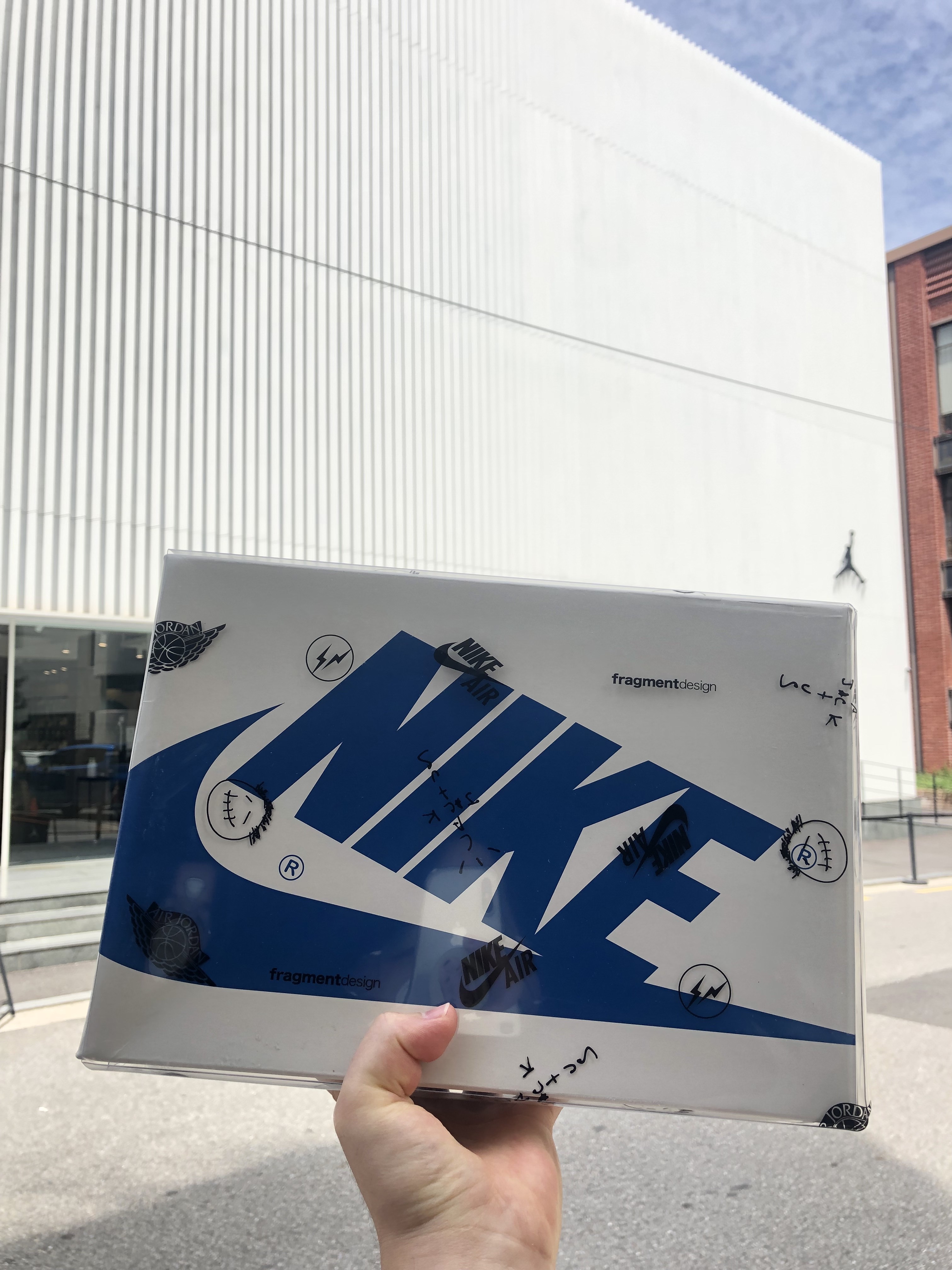 Jordan 1 x Travis Scott x Fragment Retro Low OG SP Military Blue 착용 스타일