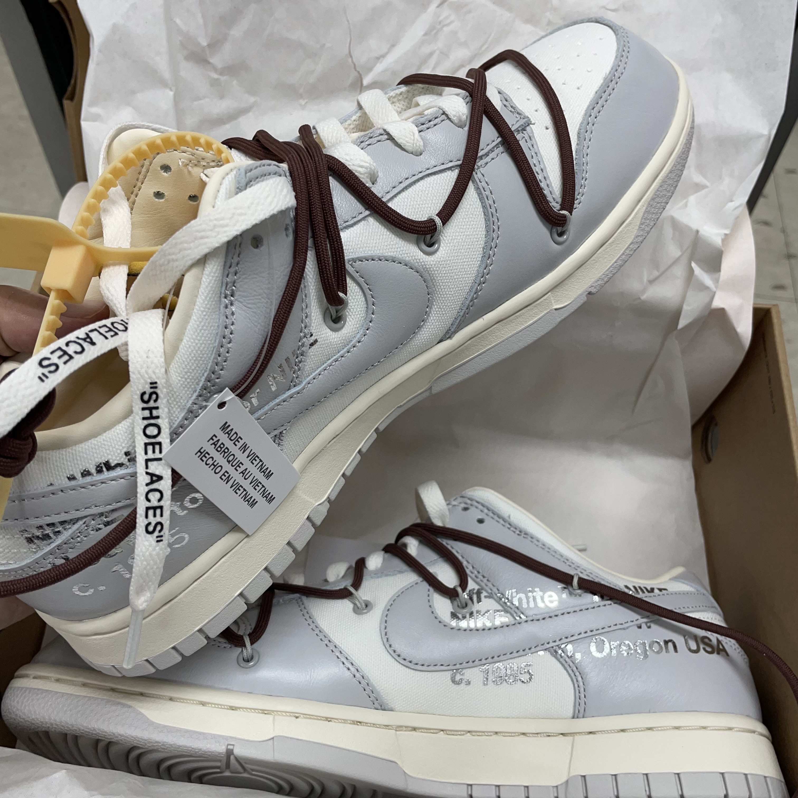 Nike x Off-White Dunk Low The 50 - Lot 46 착용 스타일