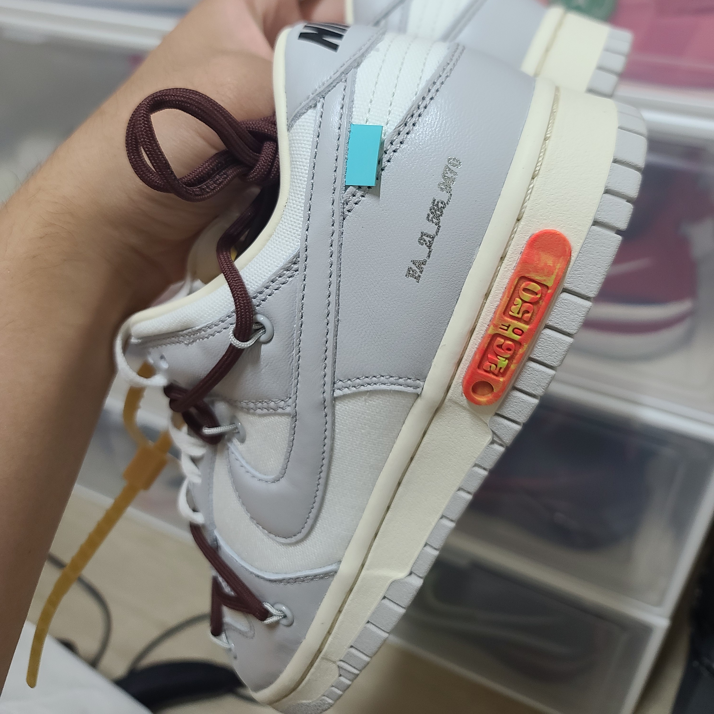 Nike x Off-White Dunk Low The 50 - Lot 46 착용 스타일 - 3