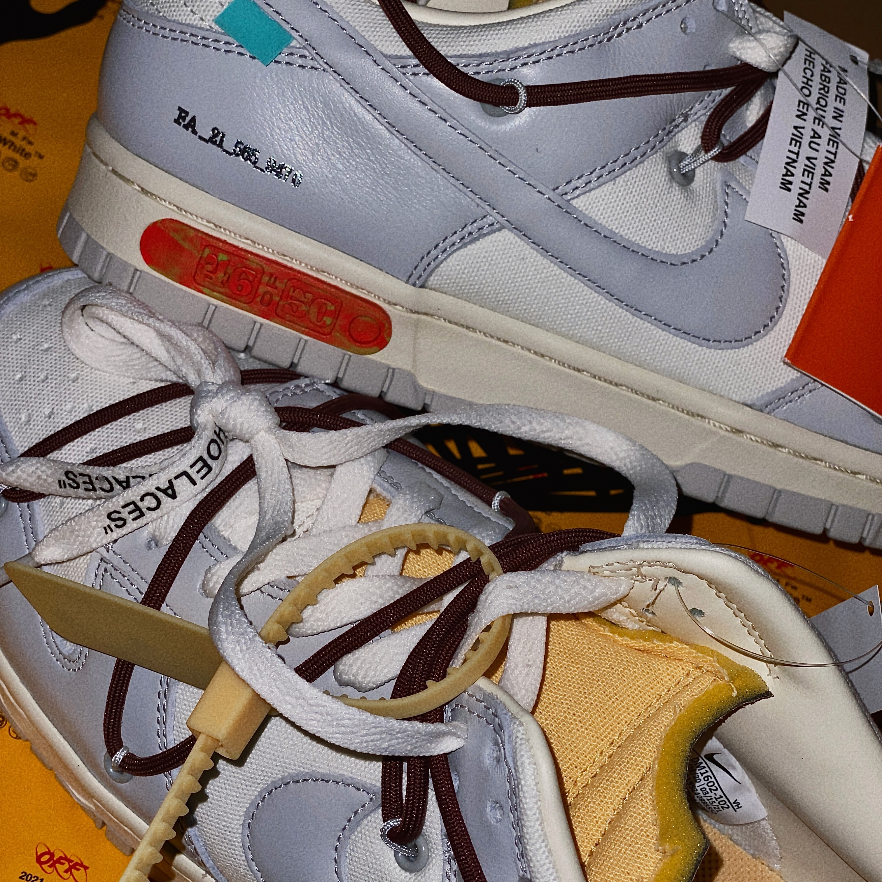 Nike x Off-White Dunk Low The 50 - Lot 46 착용 스타일
