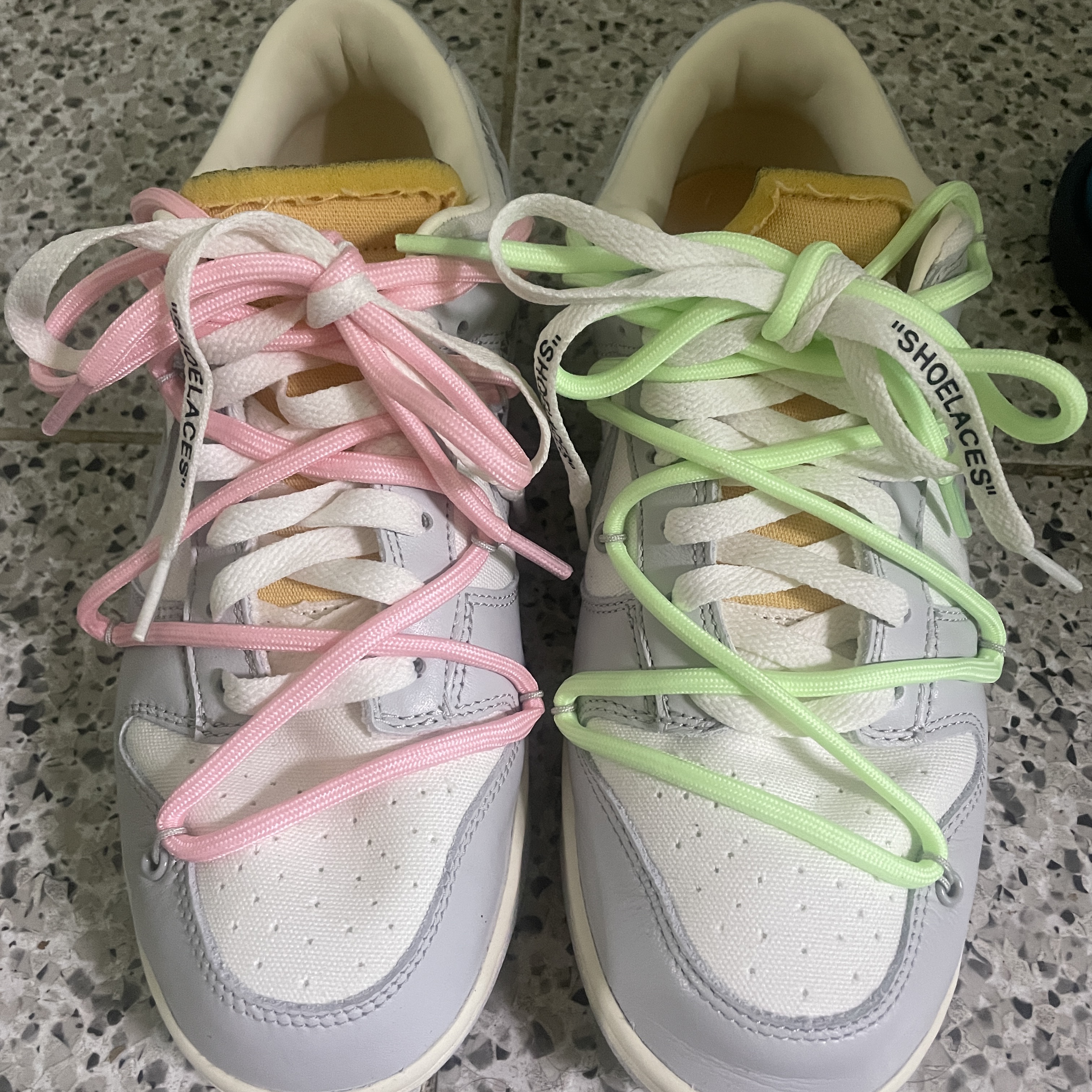 Nike x Off-White Dunk Low The 50 - Lot 46 착용 스타일