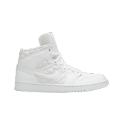(W) Jordan 1 Mid Quilted White