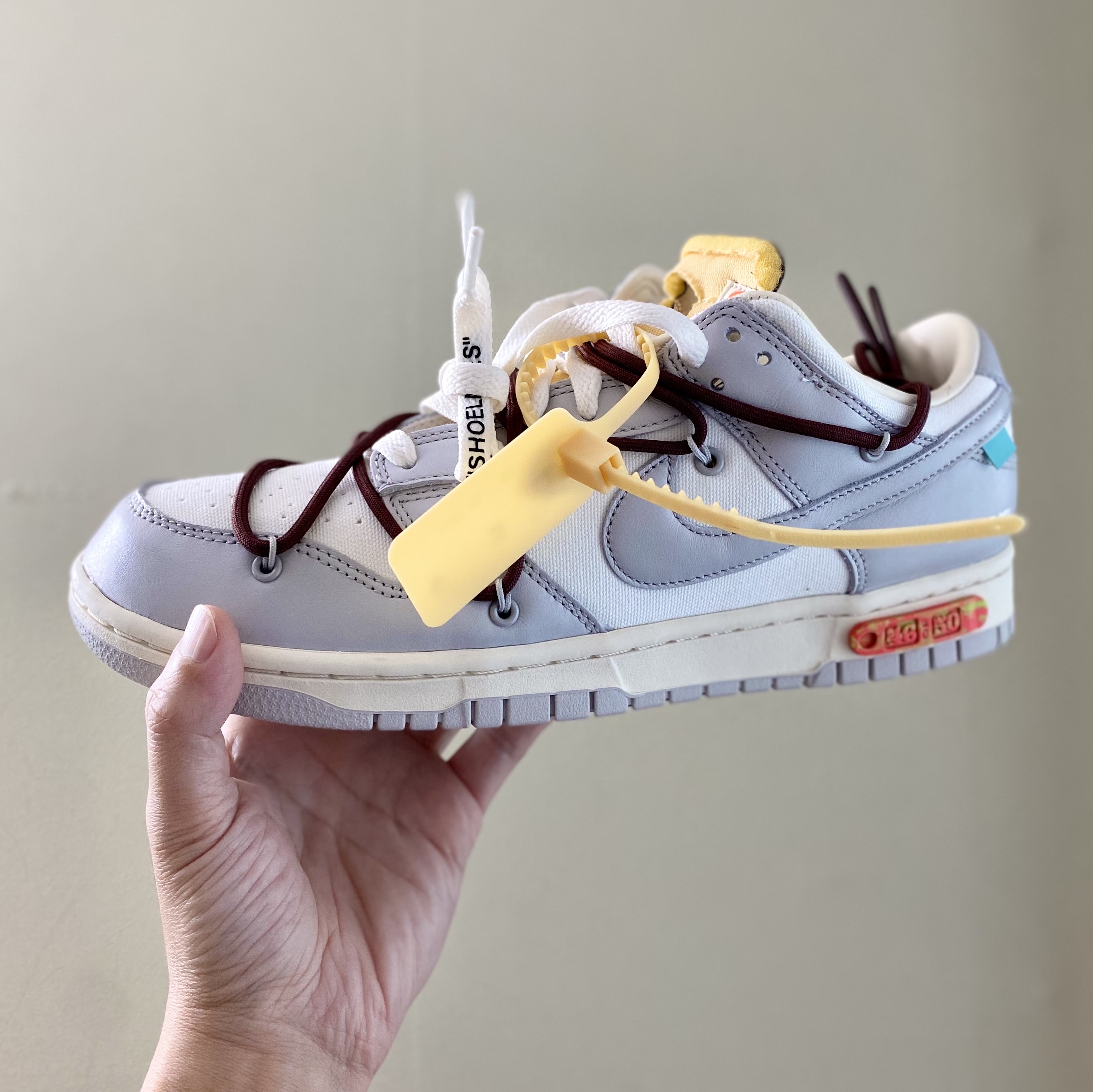 Nike x Off-White Dunk Low The 50 - Lot 46 착용 스타일 - 2