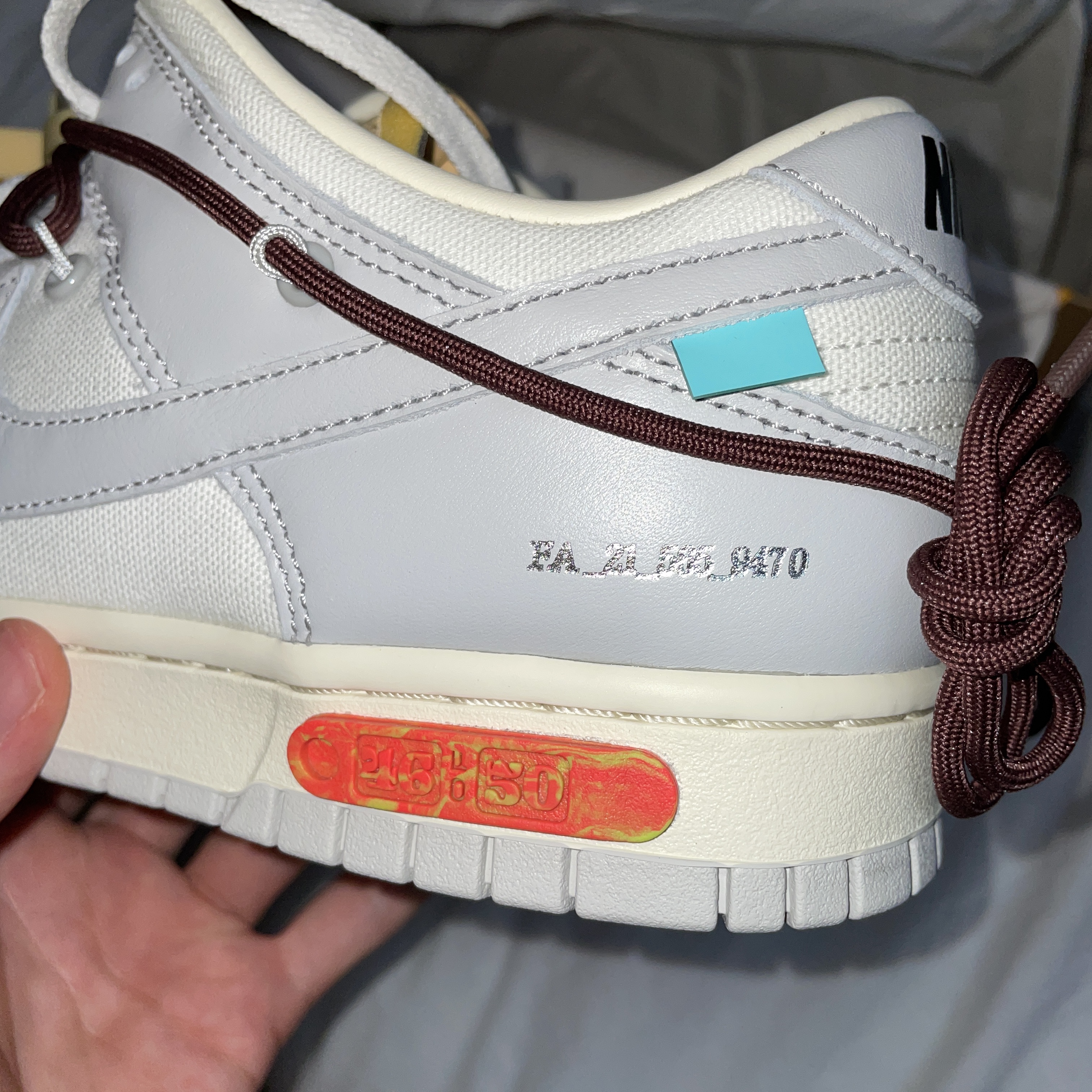 Nike x Off-White Dunk Low The 50 - Lot 46 착용 스타일 - 3