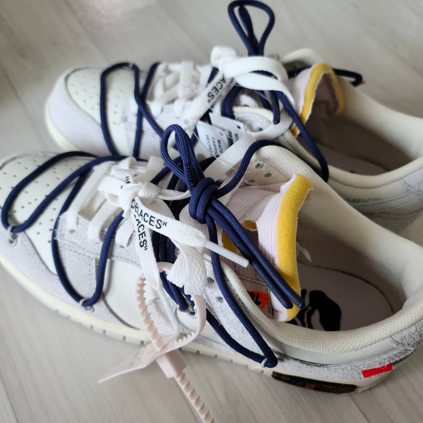 Nike x Off-White Dunk Low The 50 - Lot 18 착용 스타일 - 1