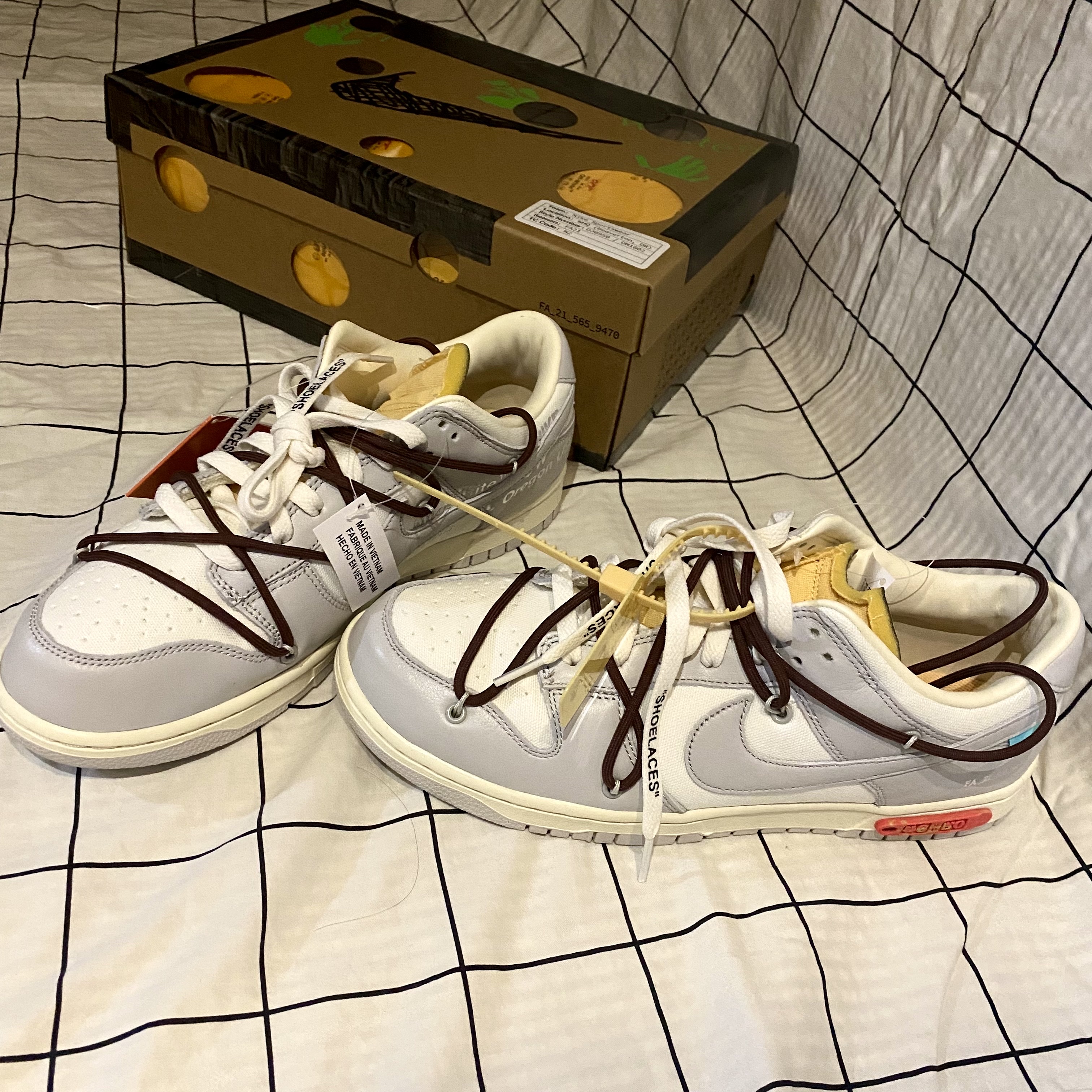 Nike x Off-White Dunk Low The 50 - Lot 46 착용 스타일 - 1