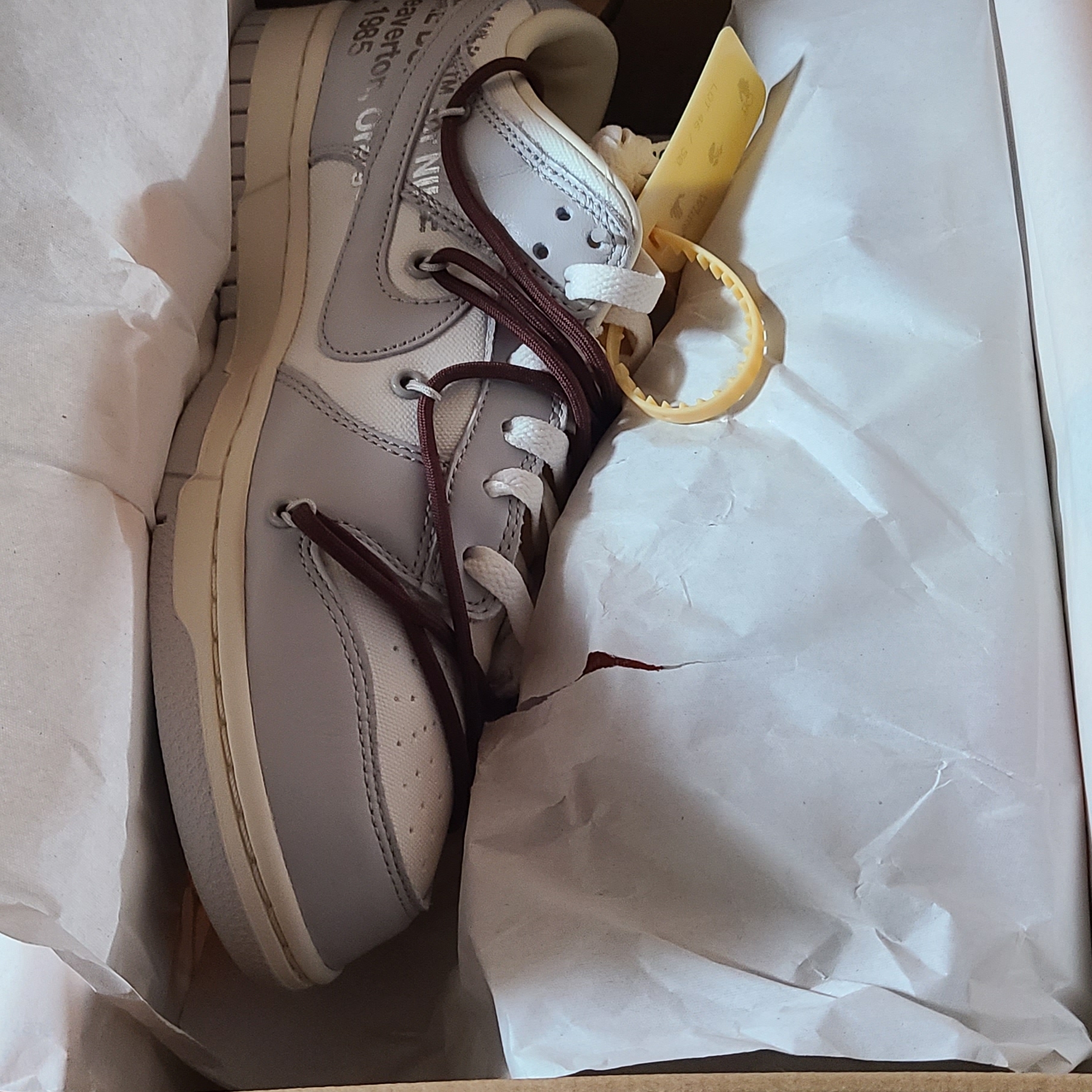 Nike x Off-White Dunk Low The 50 - Lot 46 착용 스타일 - 1