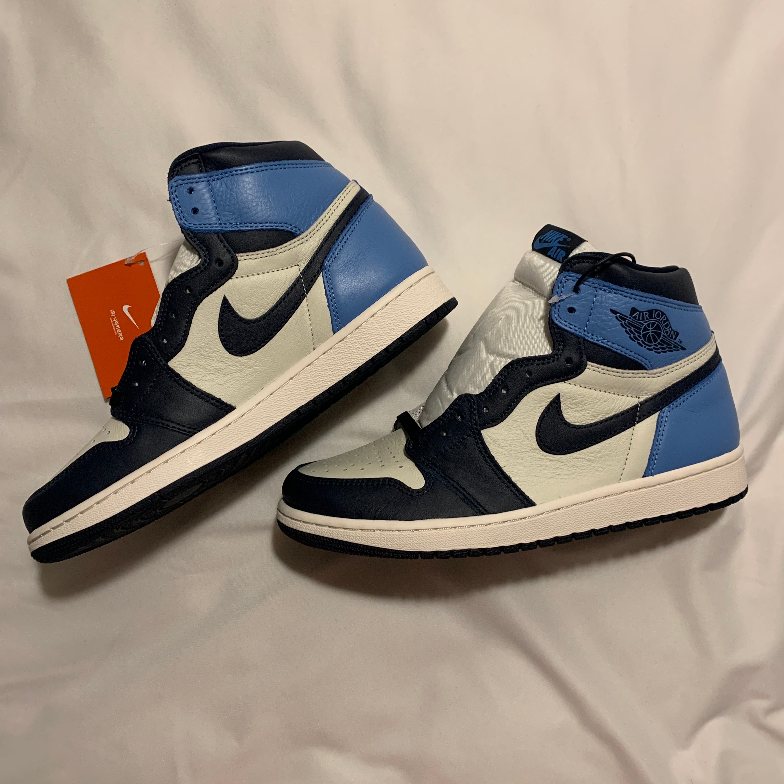 Jordan 1 Retro High Obsidian UNC 착용 스타일