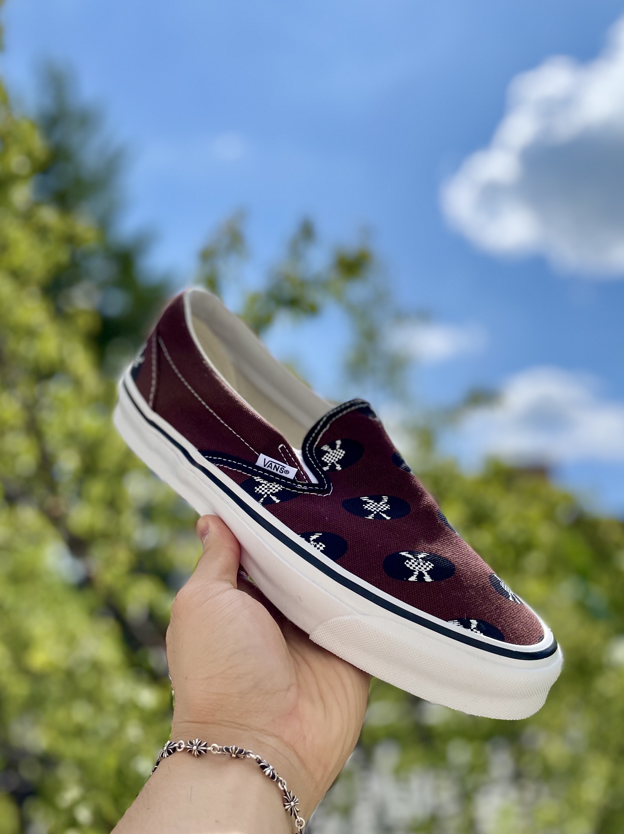 Vans Vault x Wacko Maria Classic Slip-On LX Brown 착용 스타일