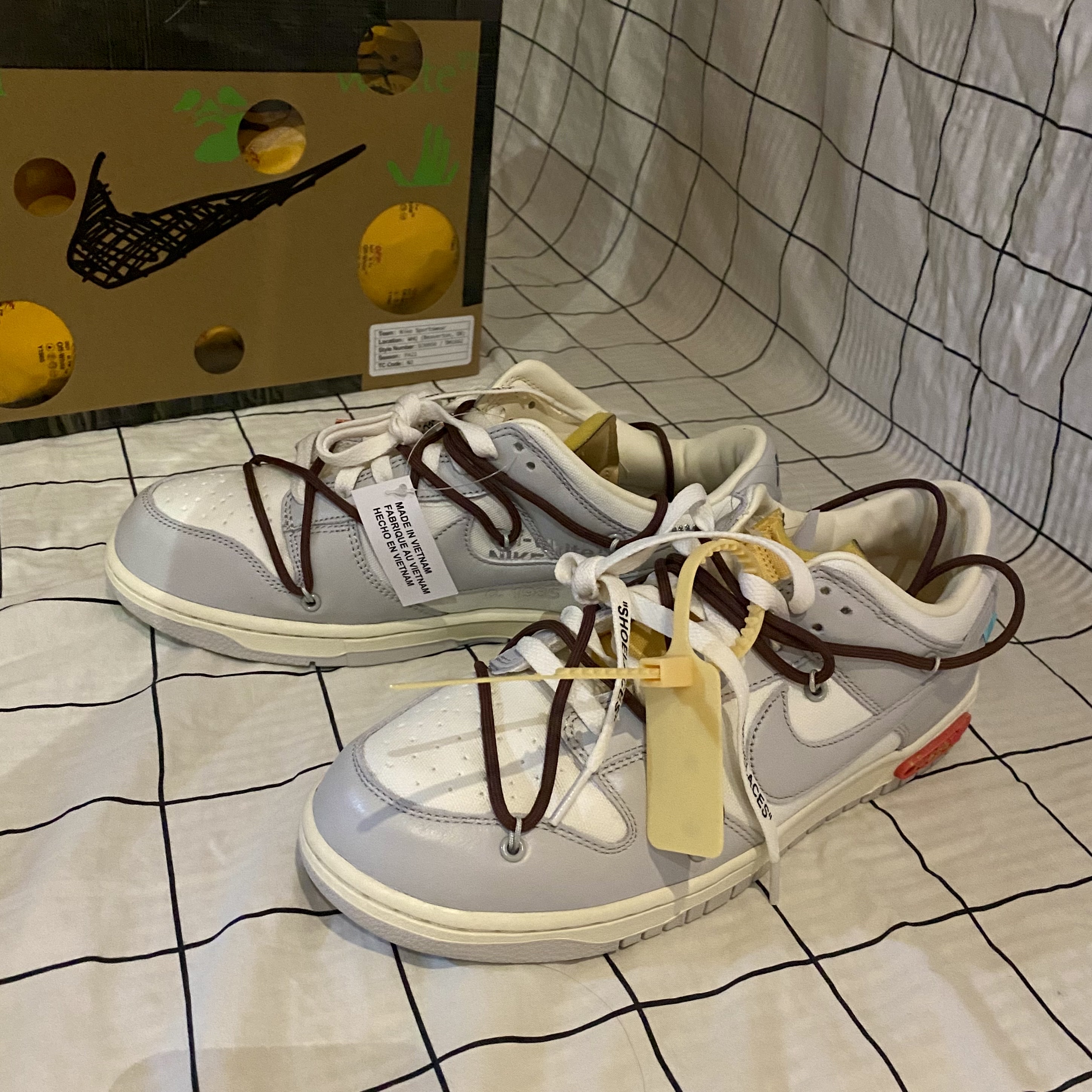 Nike x Off-White Dunk Low The 50 - Lot 46 착용 스타일 - 2