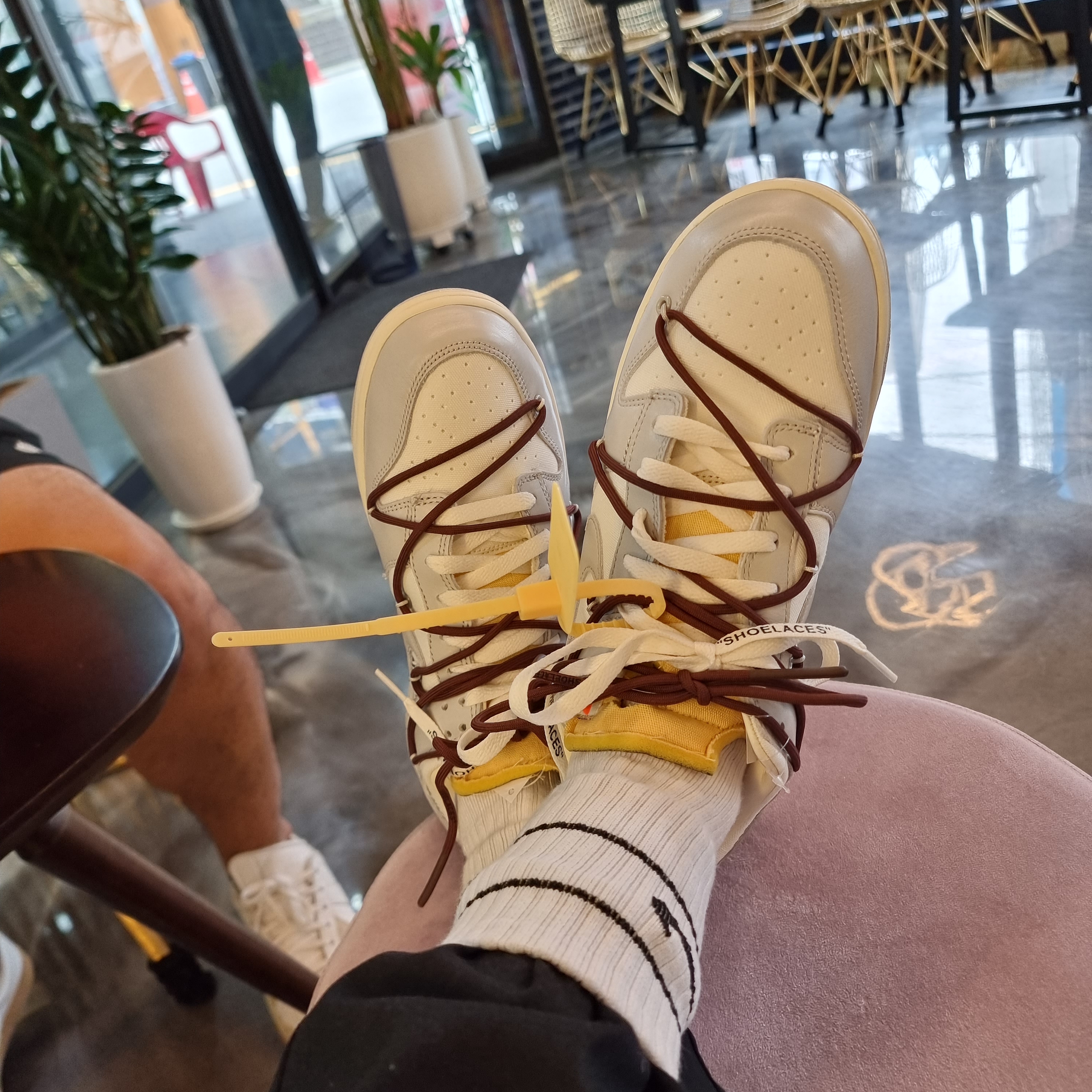 Nike x Off-White Dunk Low The 50 - Lot 46 착용 스타일 - 2