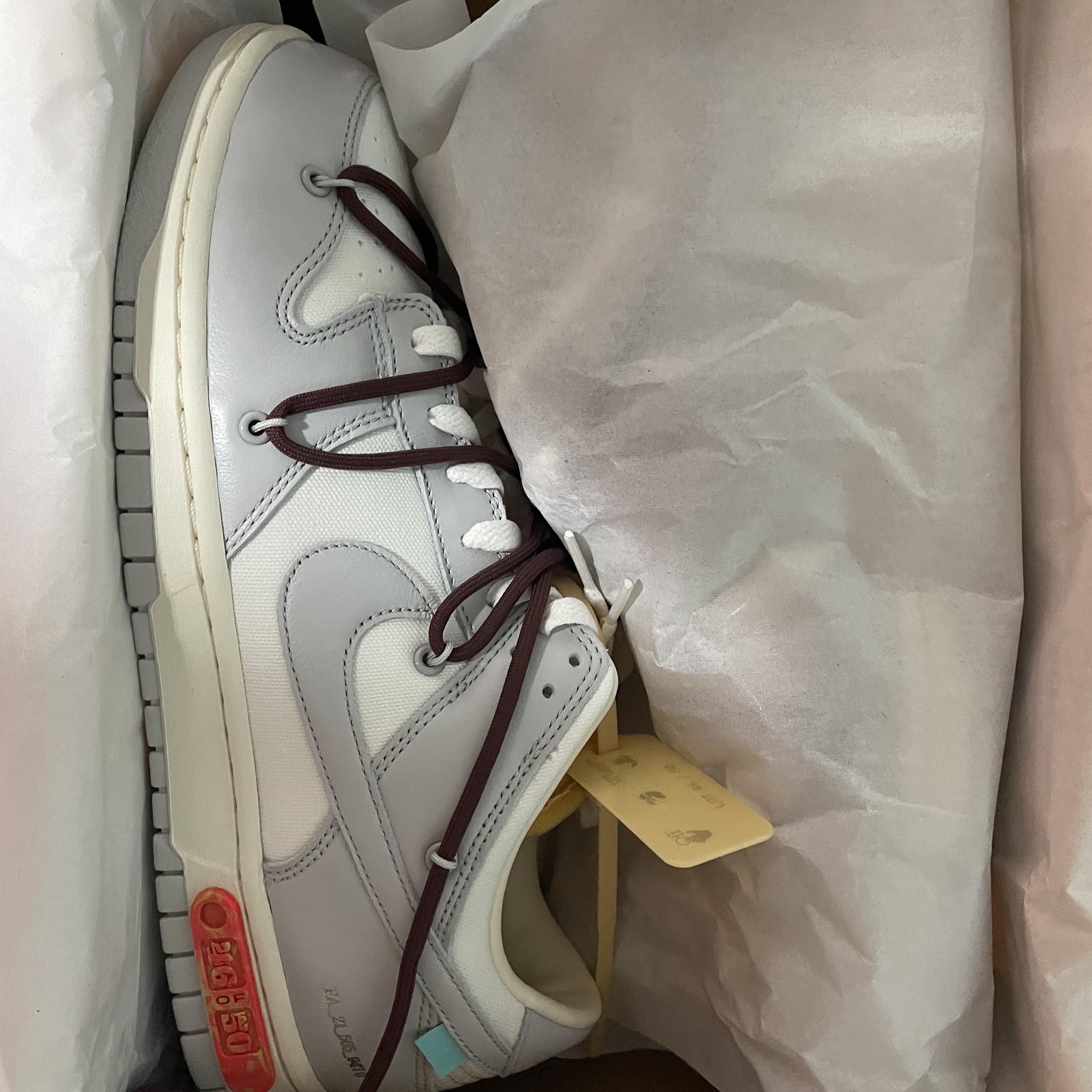 Nike x Off-White Dunk Low The 50 - Lot 46 착용 스타일 - 2