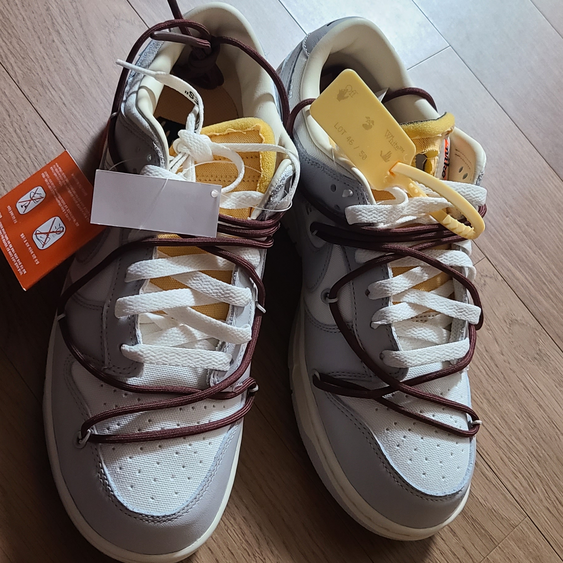 Nike x Off-White Dunk Low The 50 - Lot 46 착용 스타일 - 2