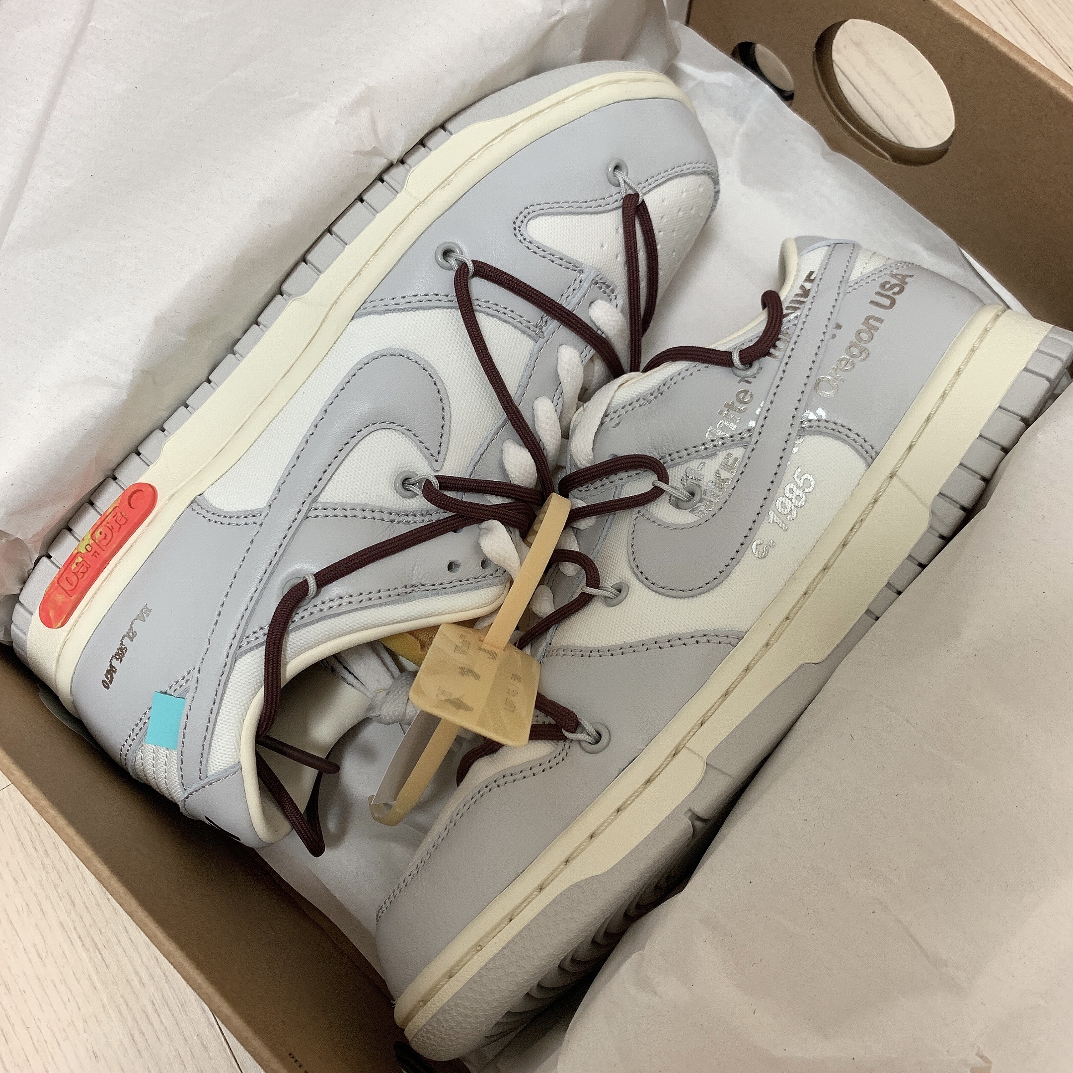 Nike x Off-White Dunk Low The 50 - Lot 46 착용 스타일 - 1