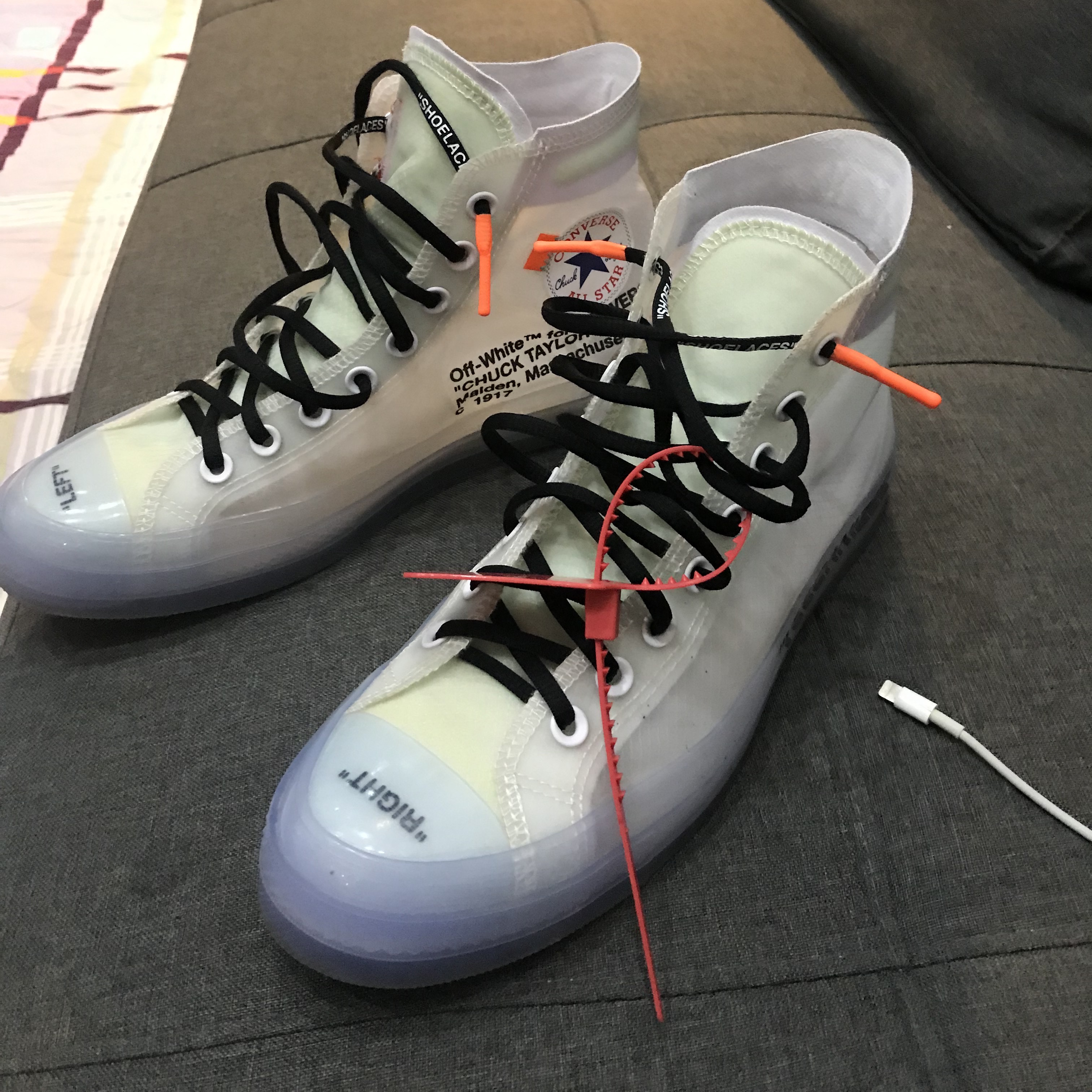 Converse x Off-White Chuck 70 High The Ten 착용 스타일