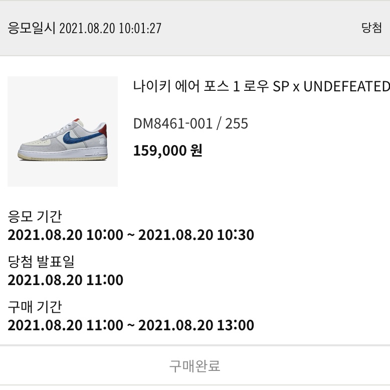 Nike x Undefeated Air Force 1 Low SP 5 On It 착용 스타일