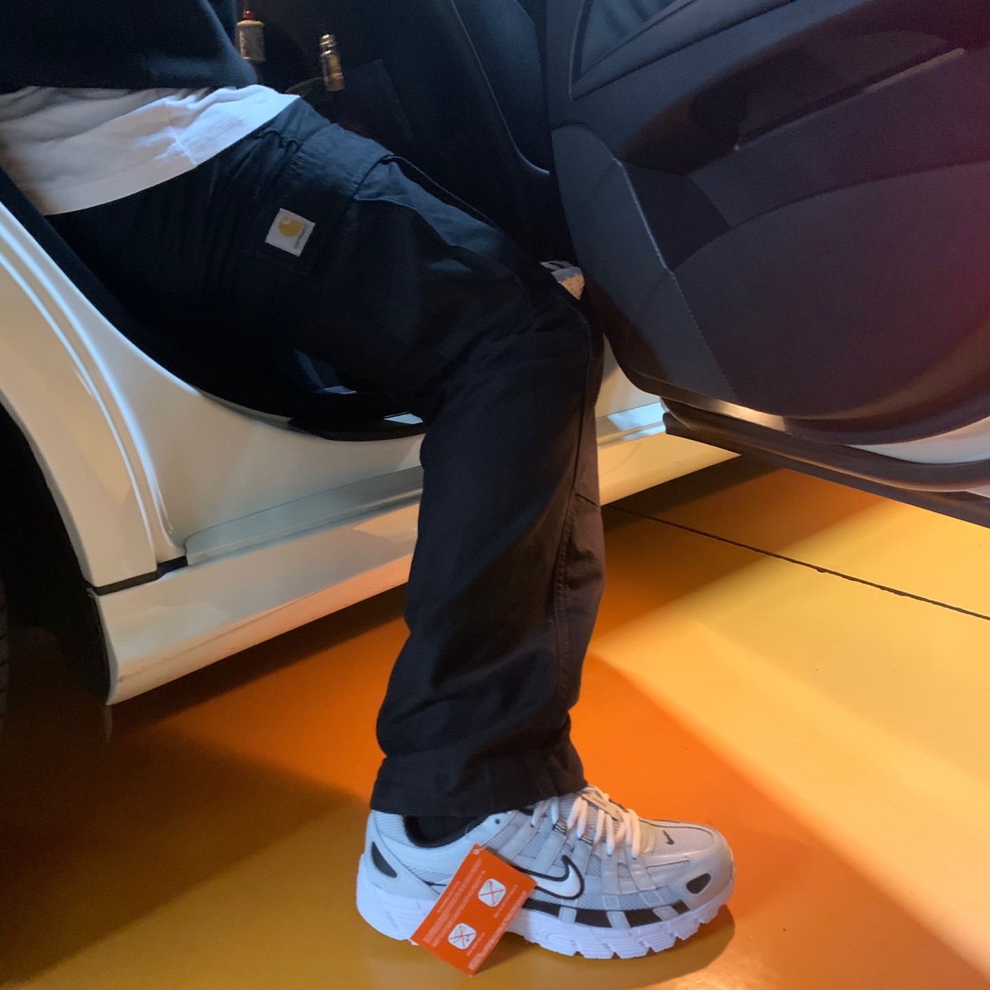Nike P-6000 Pure Platinum, IAB Studio Sweatshirt Black - 19FW 착용 스타일 - 2