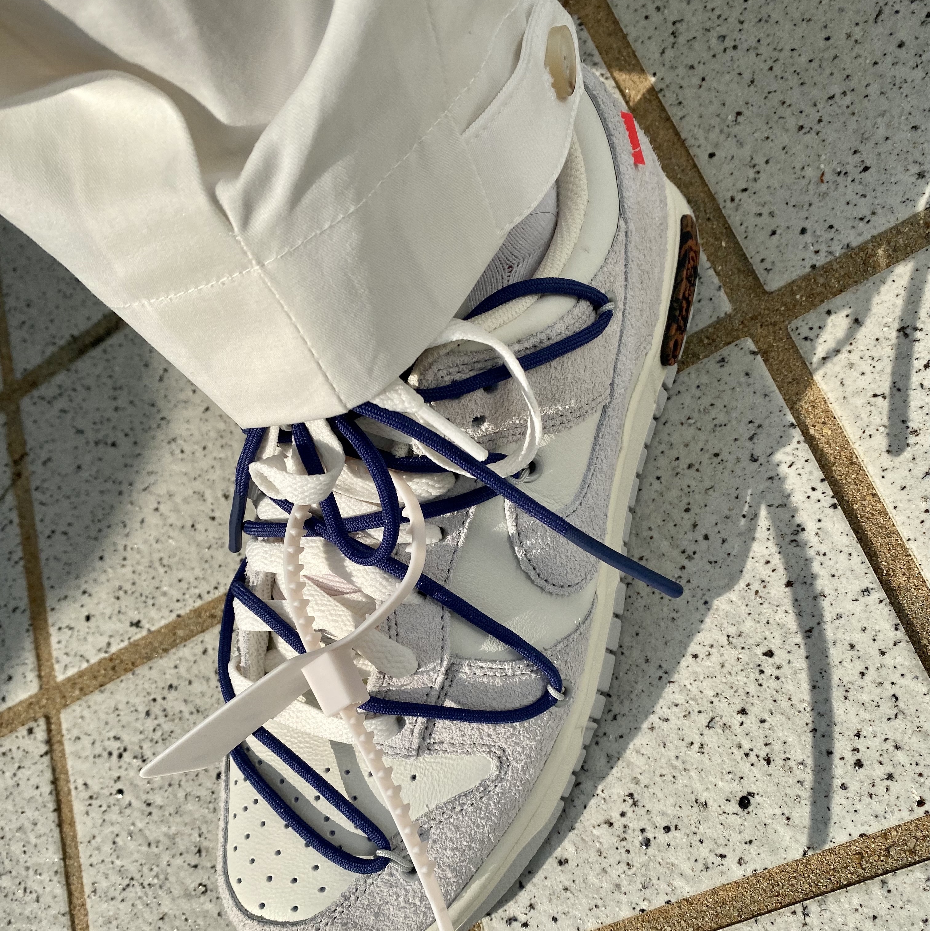 Nike x Off-White Dunk Low The 50 - Lot 18 착용 스타일