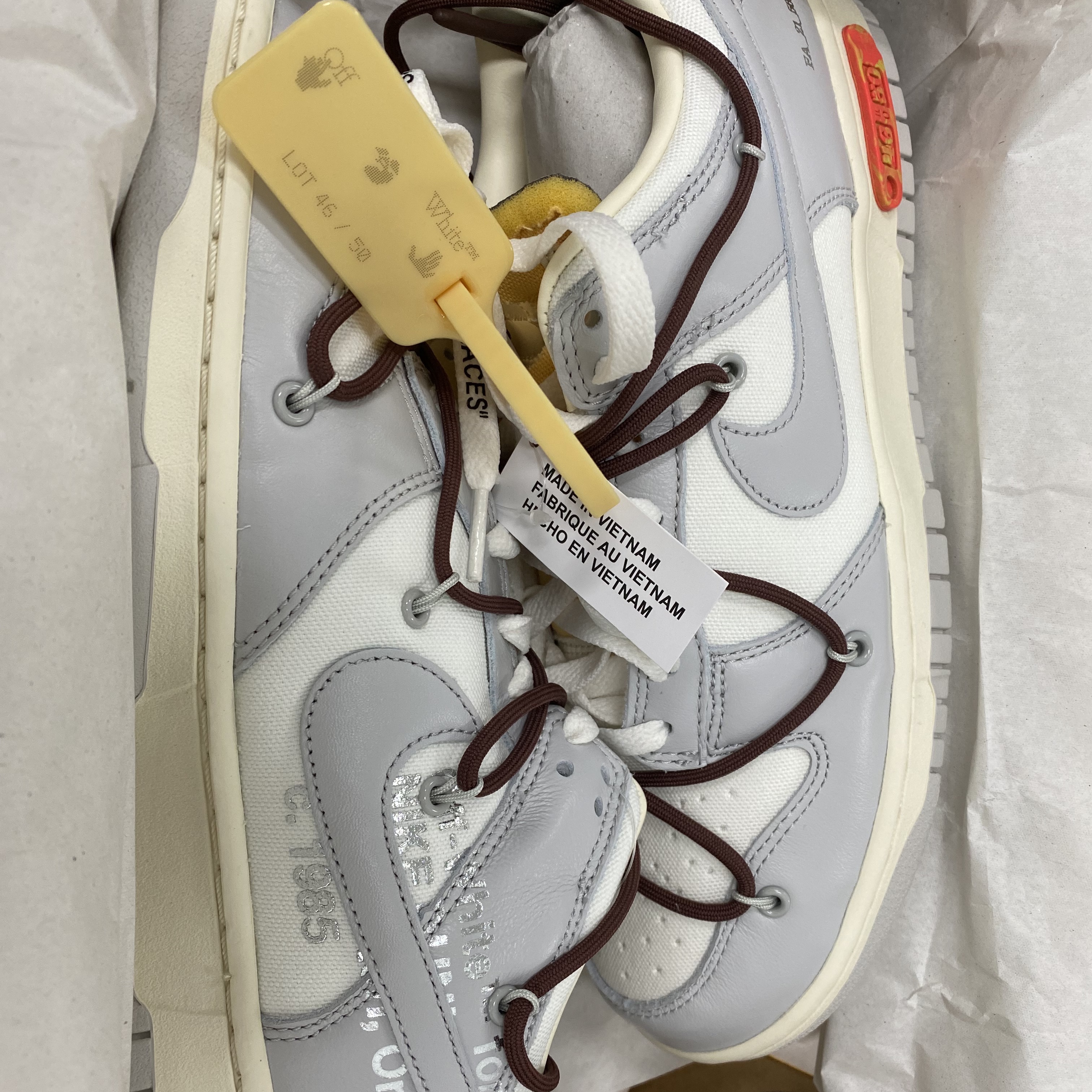 Nike x Off-White Dunk Low The 50 - Lot 46 착용 스타일