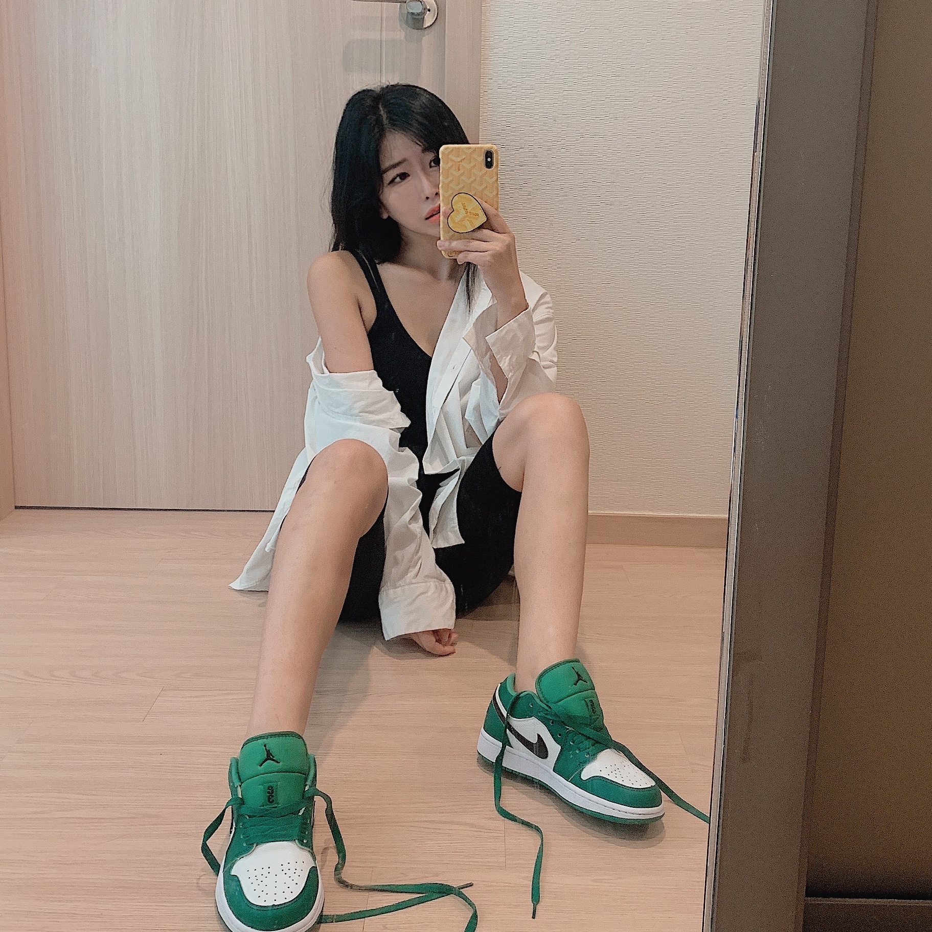 Jordan 1 Low Pine Green 착용 스타일 - 2