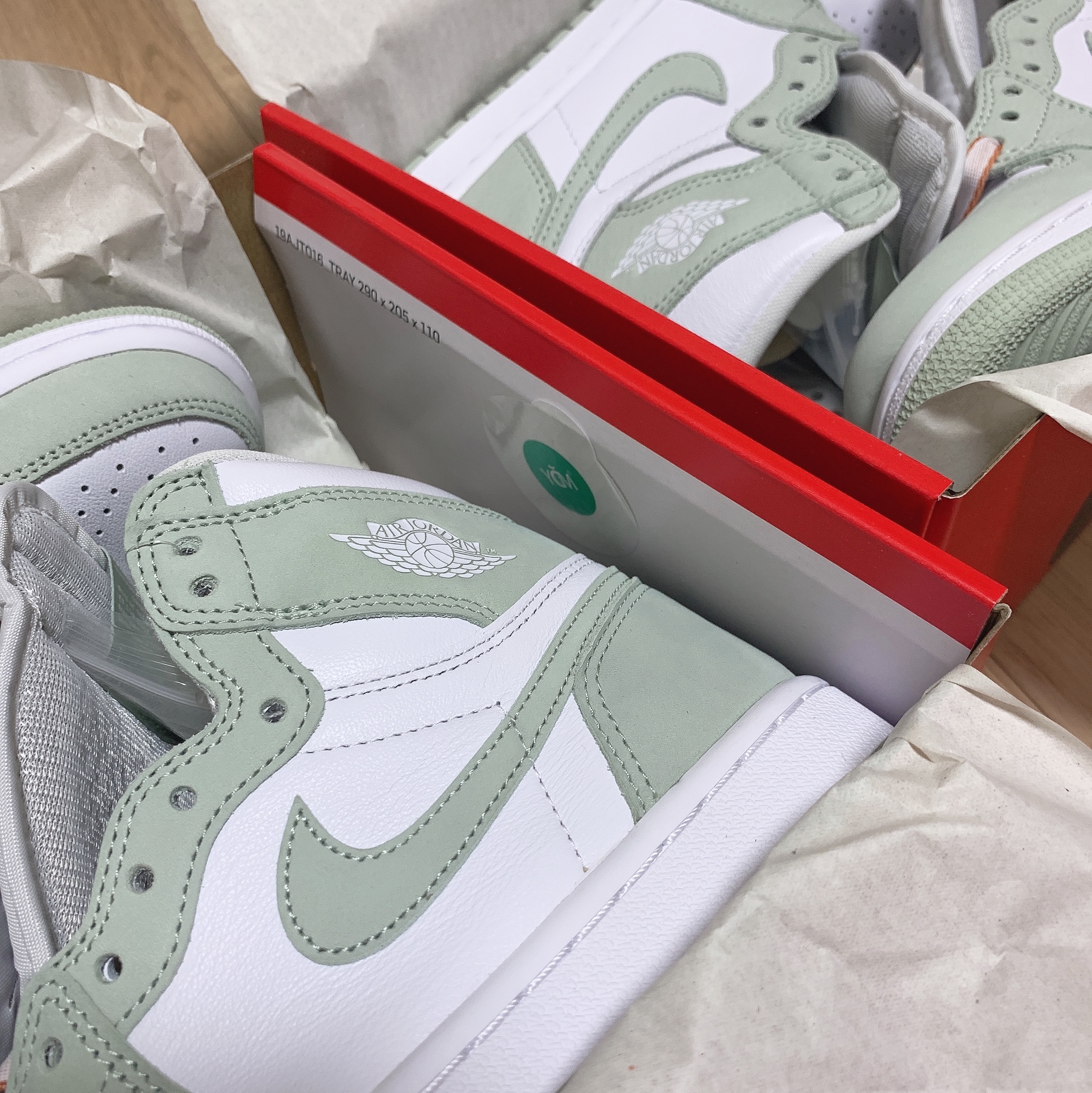 (W) Jordan 1 Retro High OG Seafoam 착용 스타일