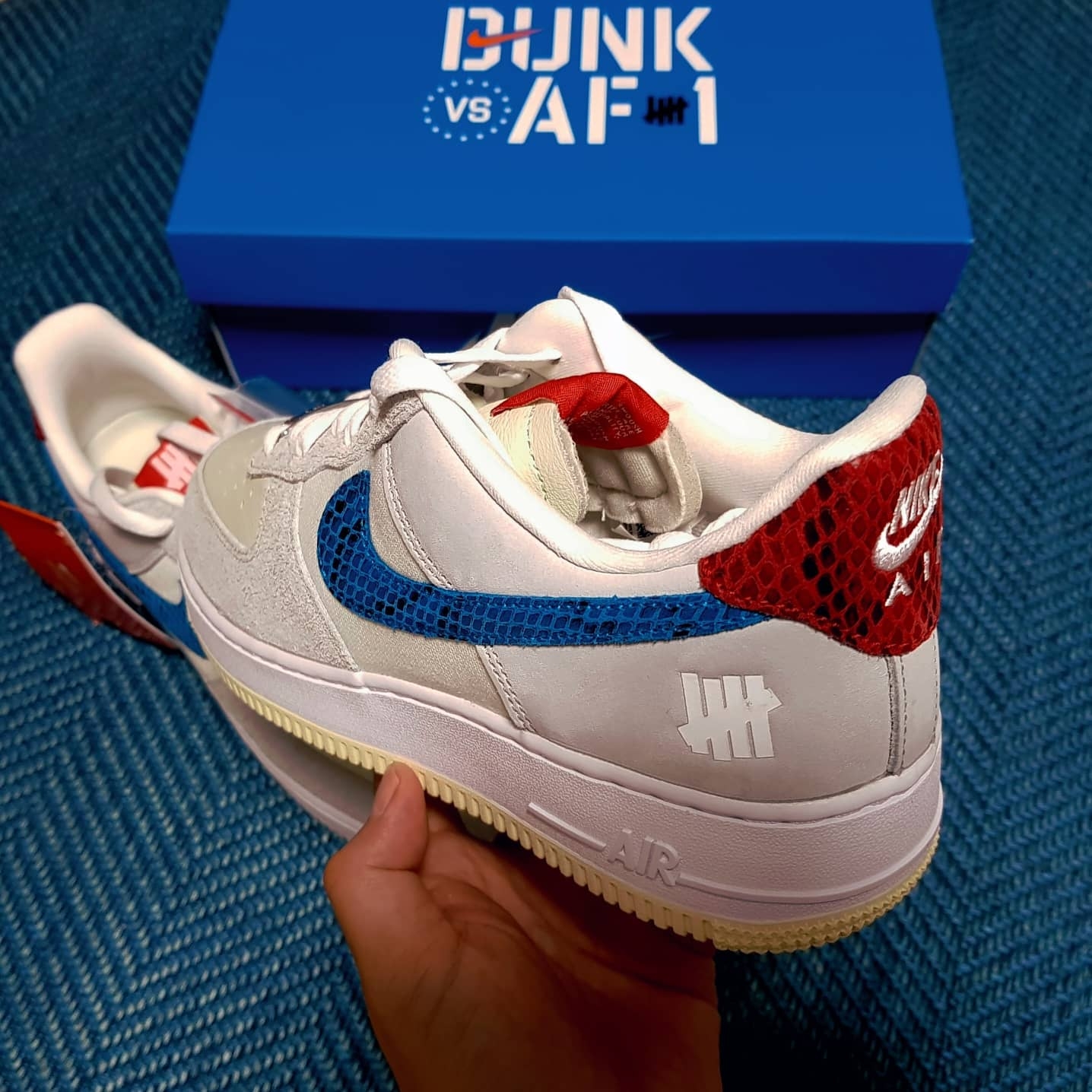 Nike x Undefeated Air Force 1 Low SP 5 On It 착용 스타일 - 3