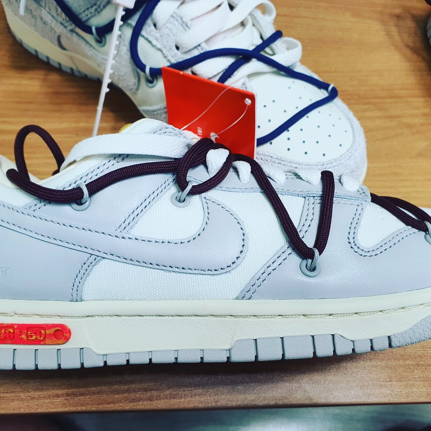 Nike x Off-White Dunk Low The 50 - Lot 46, Nike x Off-White Dunk Low The 50 - Lot 18 착용 스타일 - 4