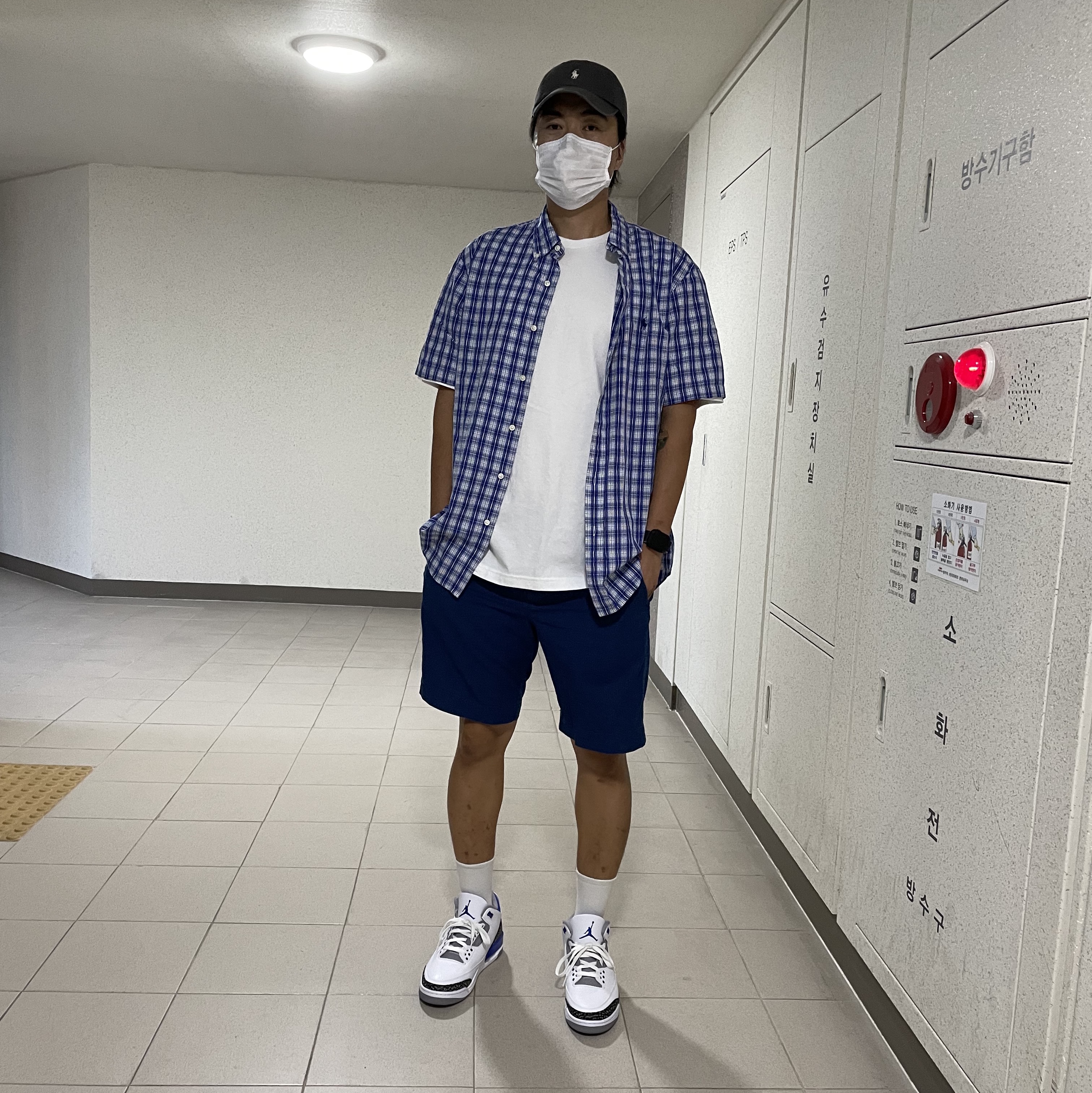 Jordan 3 Retro Racer Blue 착용 스타일 - 2