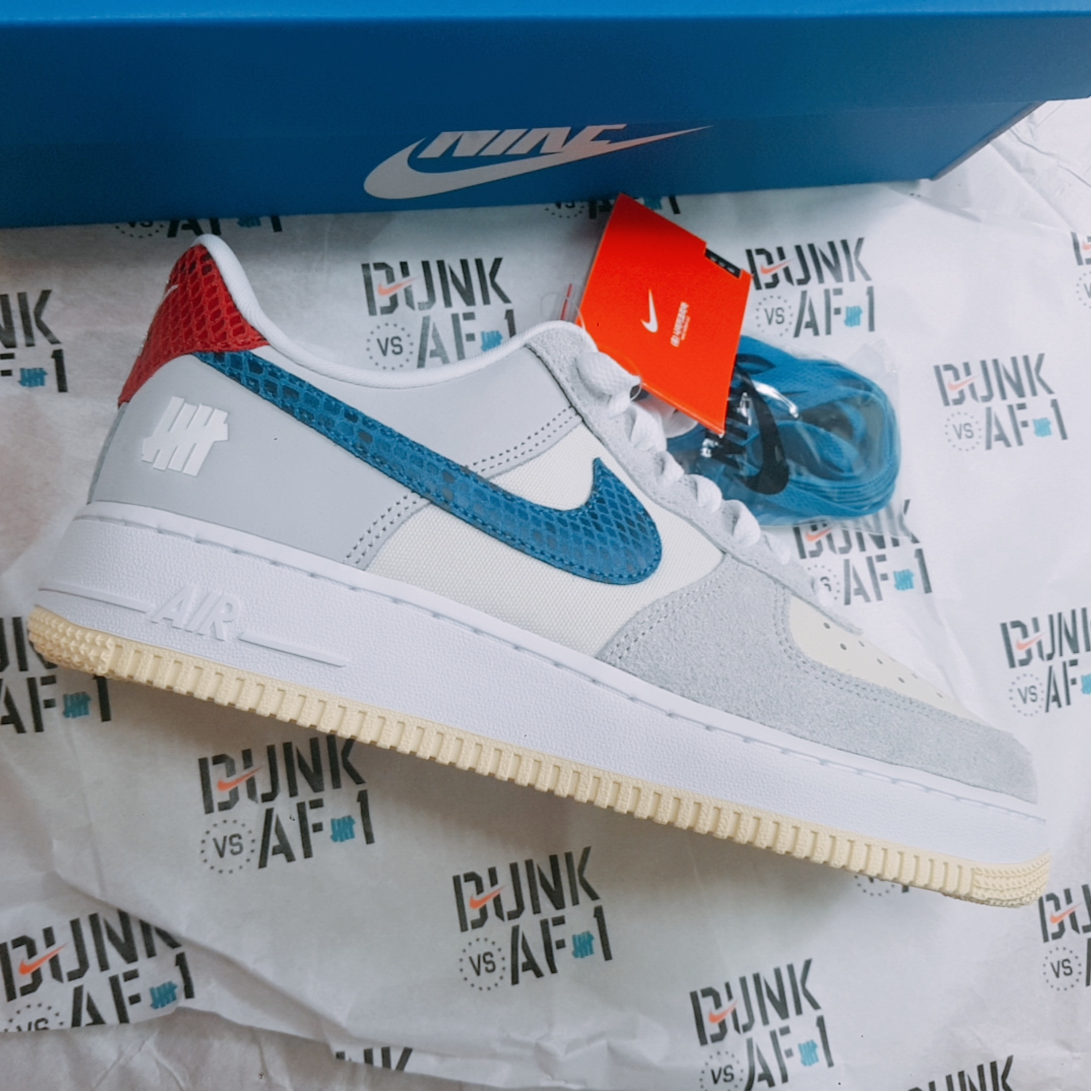 Nike x Undefeated Air Force 1 Low SP 5 On It 착용 스타일