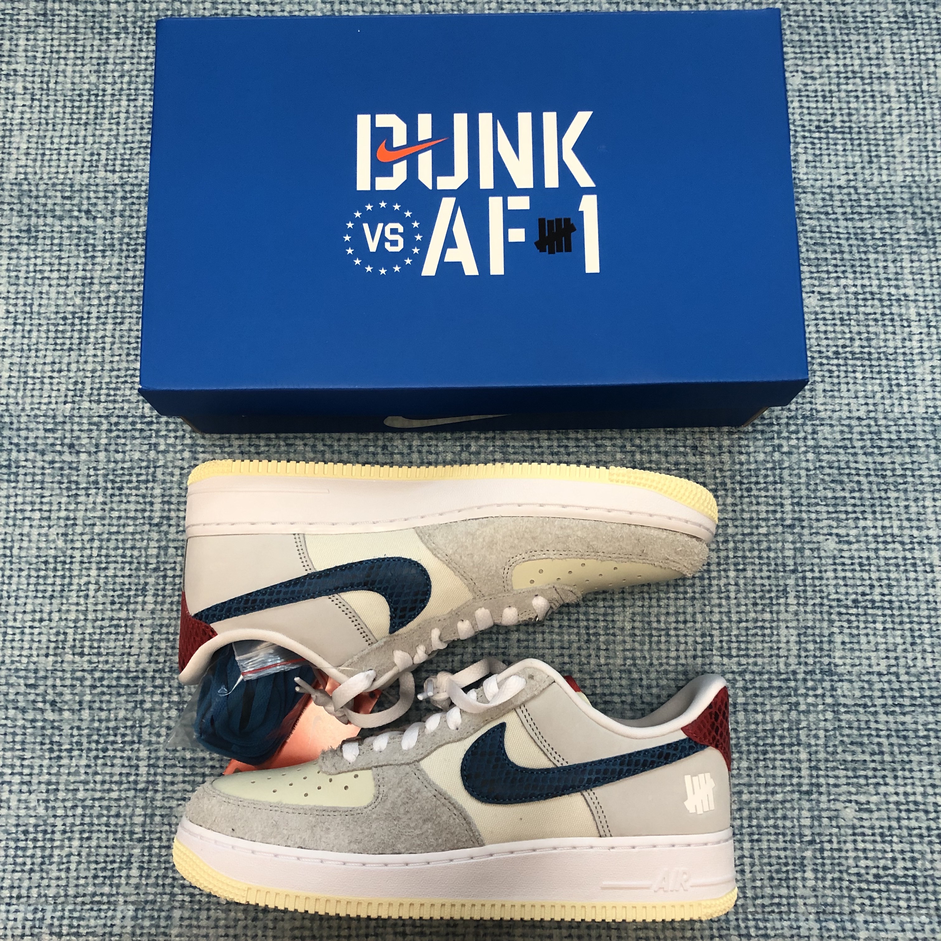 Nike x Undefeated Air Force 1 Low SP 5 On It 착용 스타일