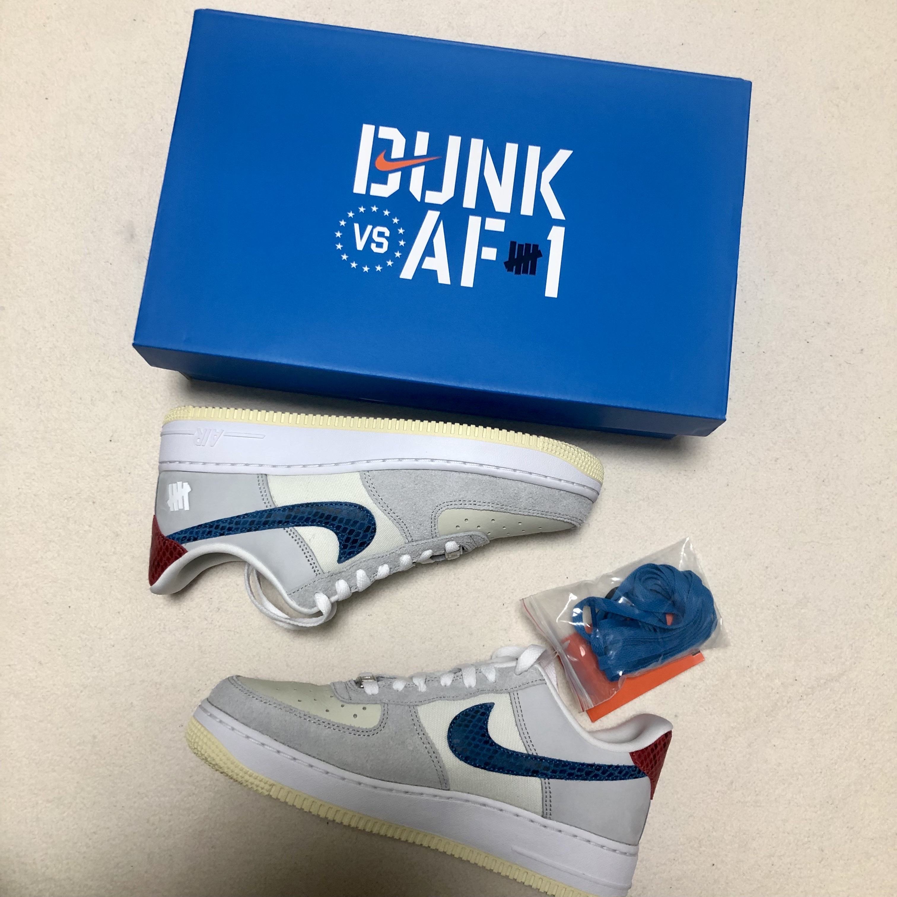 Nike x Undefeated Air Force 1 Low SP 5 On It 착용 스타일