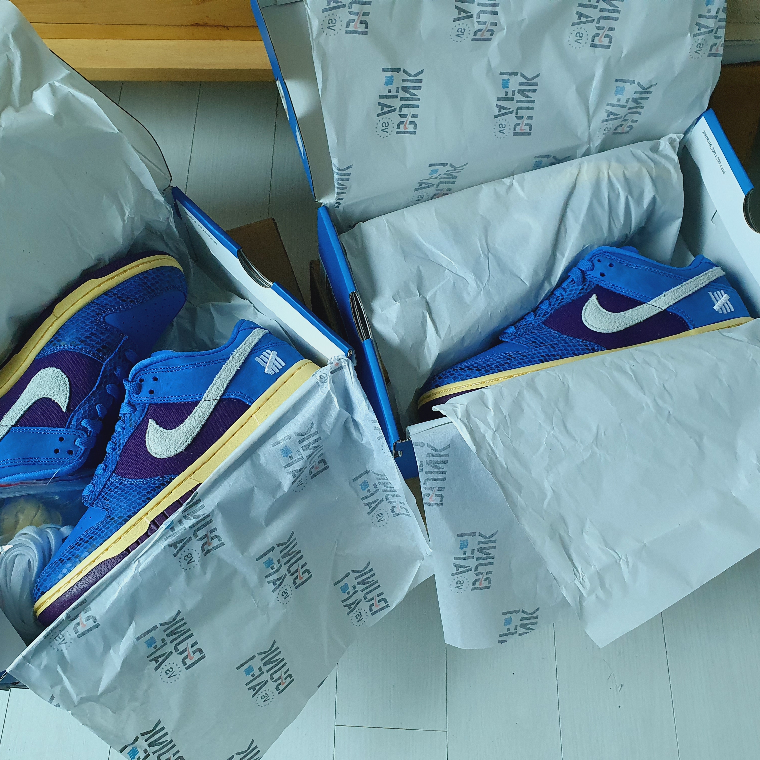Nike x Undefeated Dunk Low SP 5 On It 착용 스타일 - 1