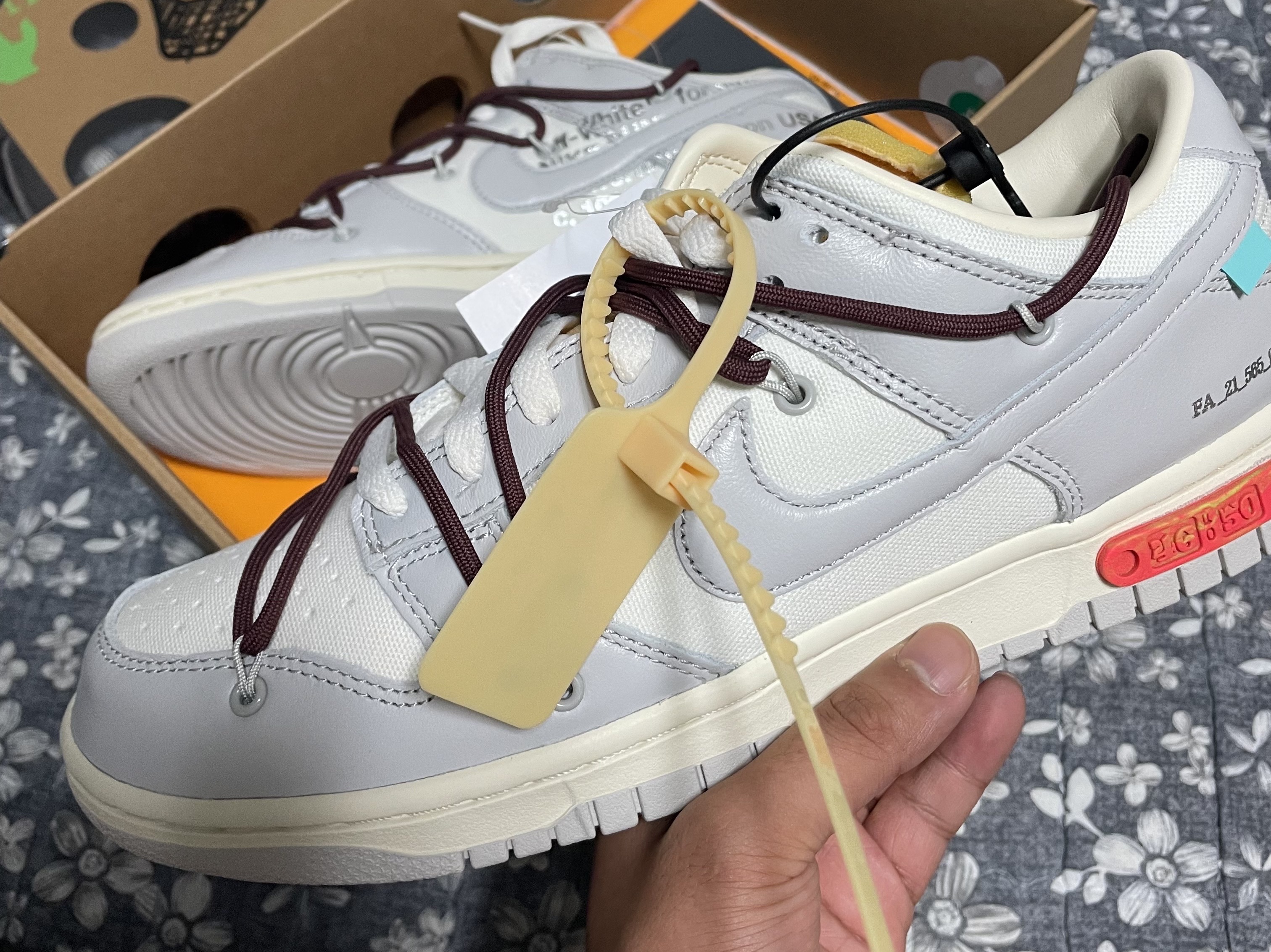 Nike x Off-White Dunk Low The 50 - Lot 46 착용 스타일