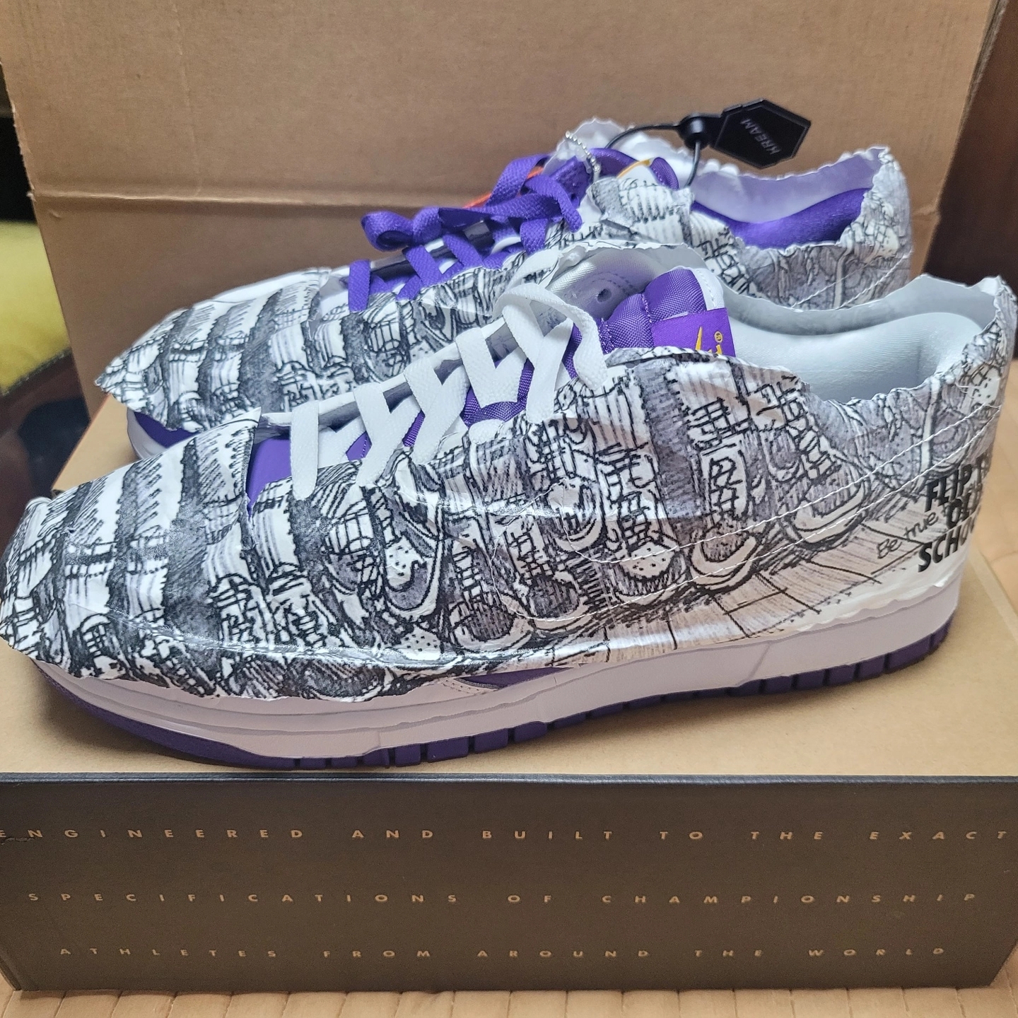 (W) Nike Dunk Low SE Flip 착용 스타일 - 2