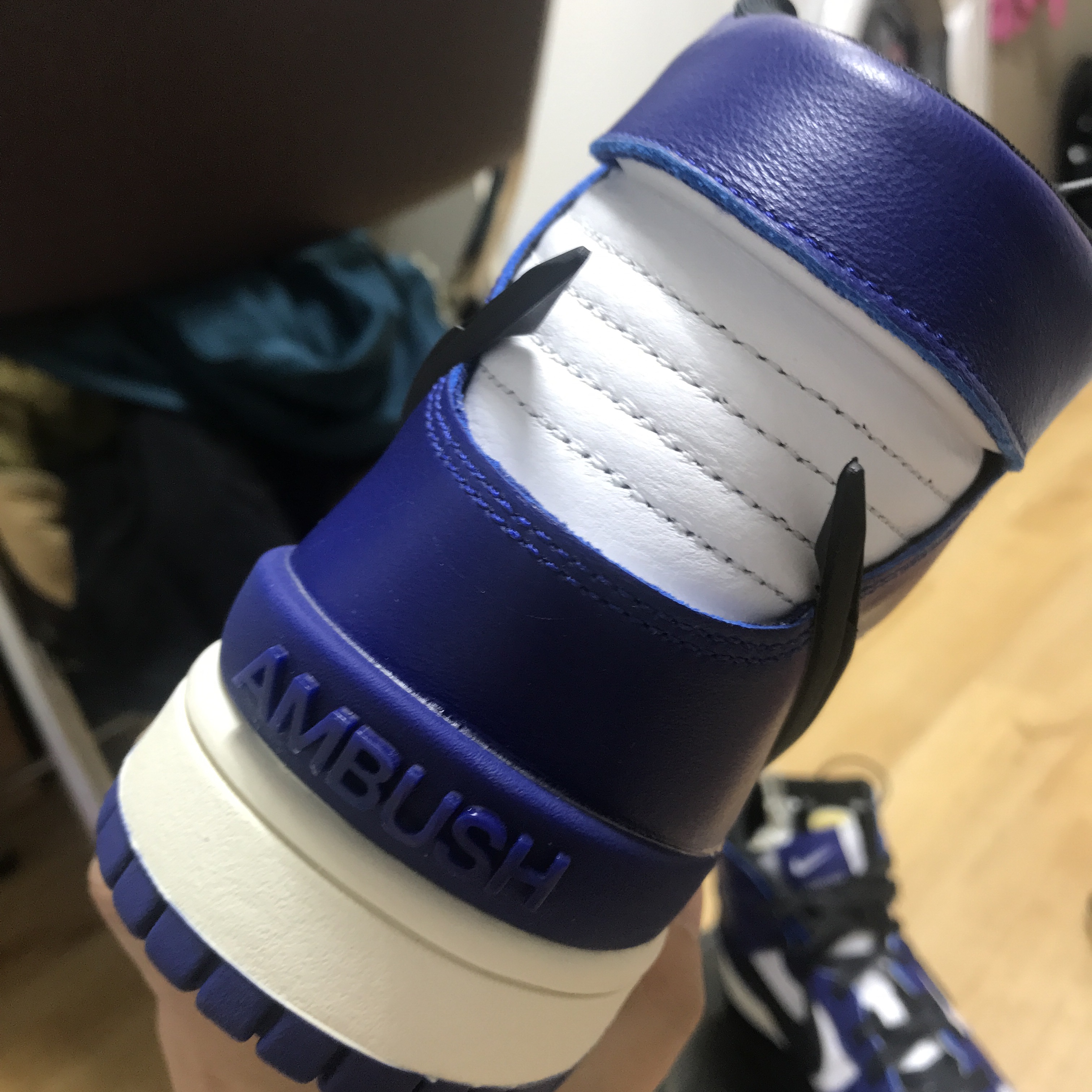Nike x Ambush Dunk High Deep Royal Blue 착용 스타일 - 3