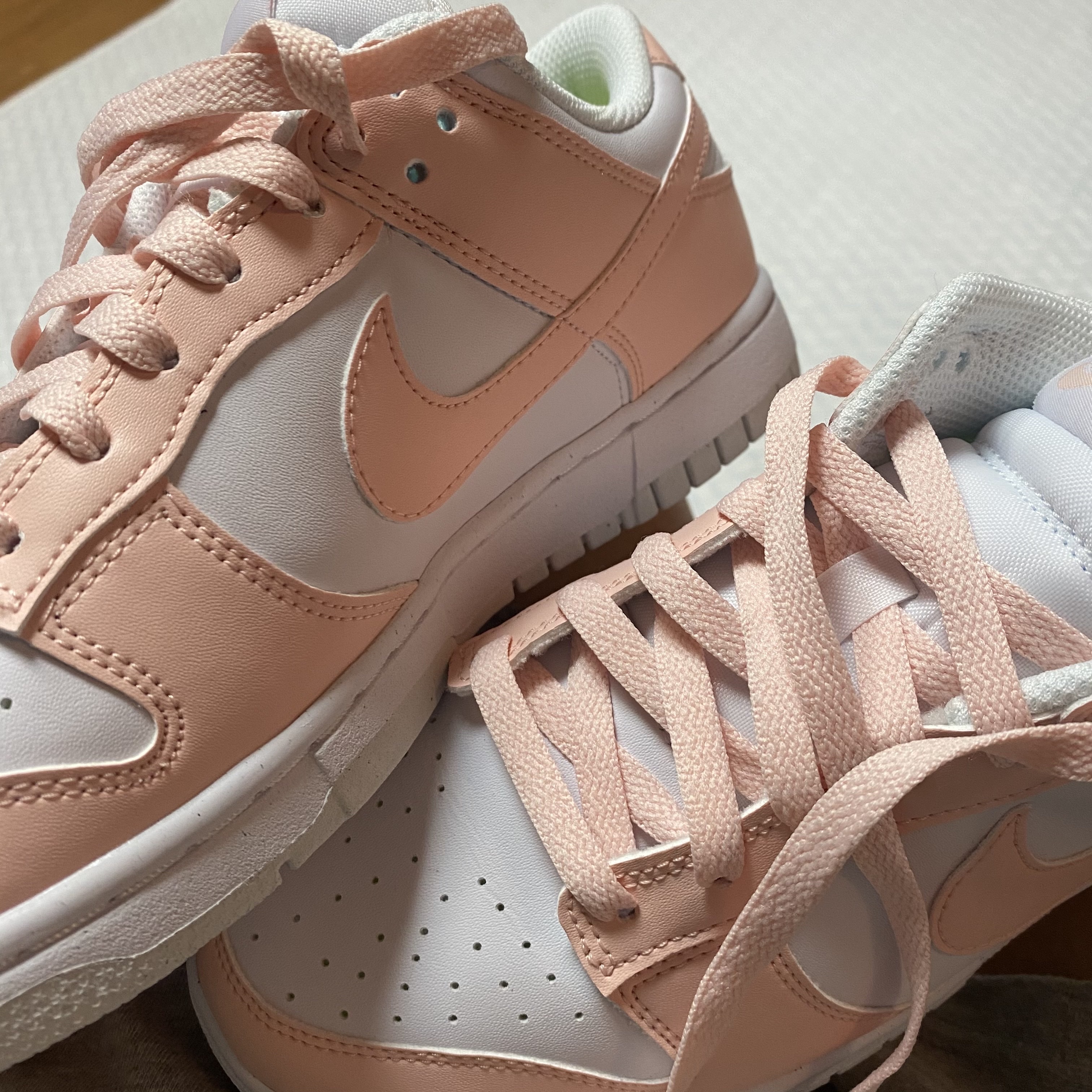 (W) Nike Dunk Low Next Nature Pale Coral 착용 스타일