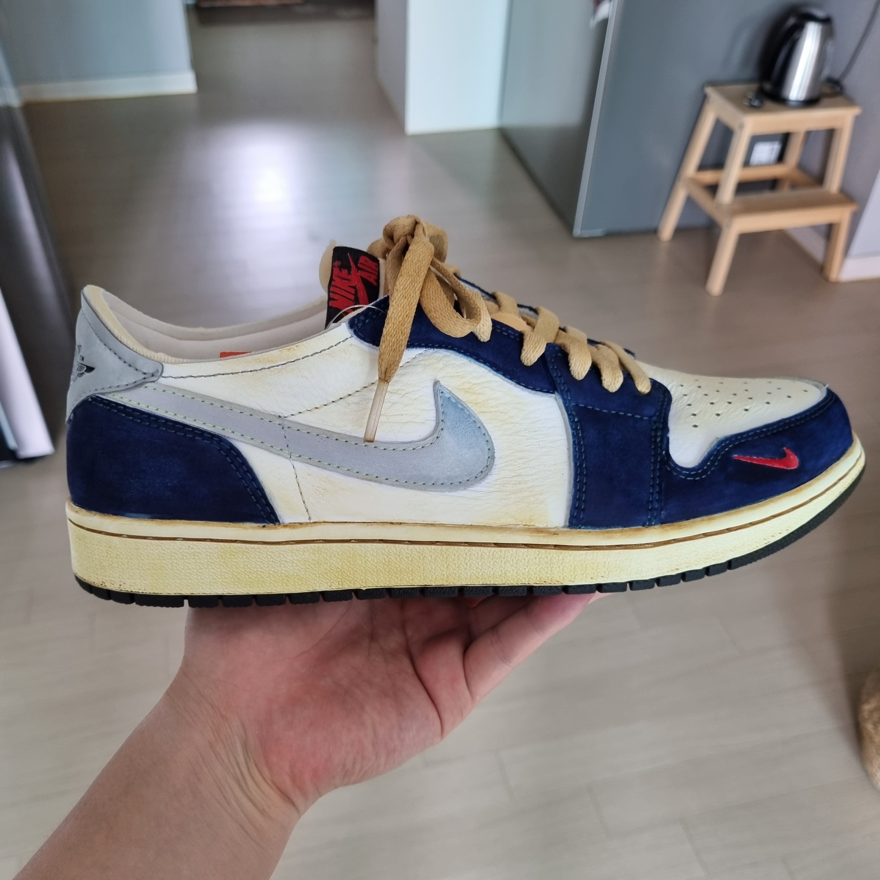 Jordan 1 Low OG Ghost Green 착용 스타일 - 1