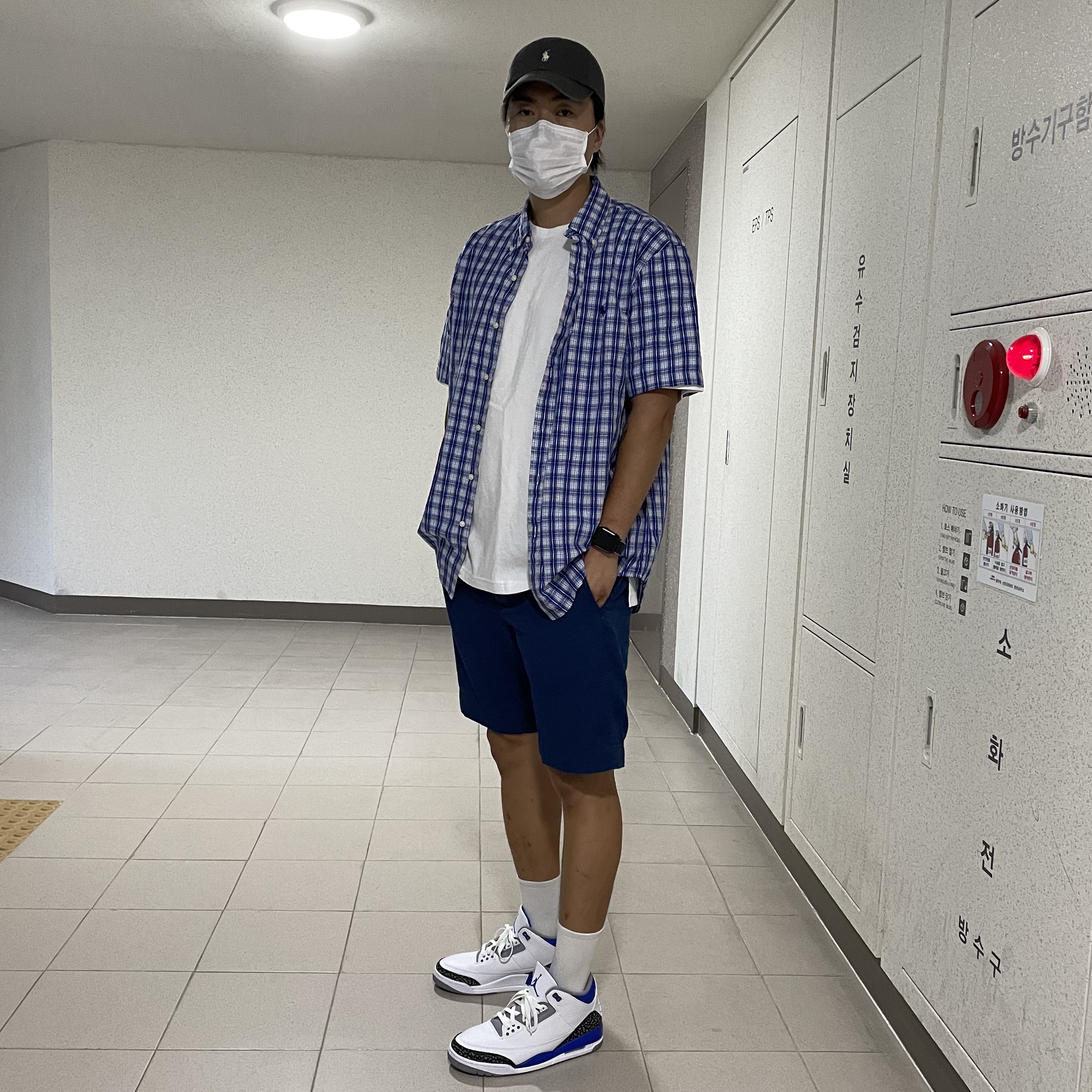 Jordan 3 Retro Racer Blue 착용 스타일 - 1
