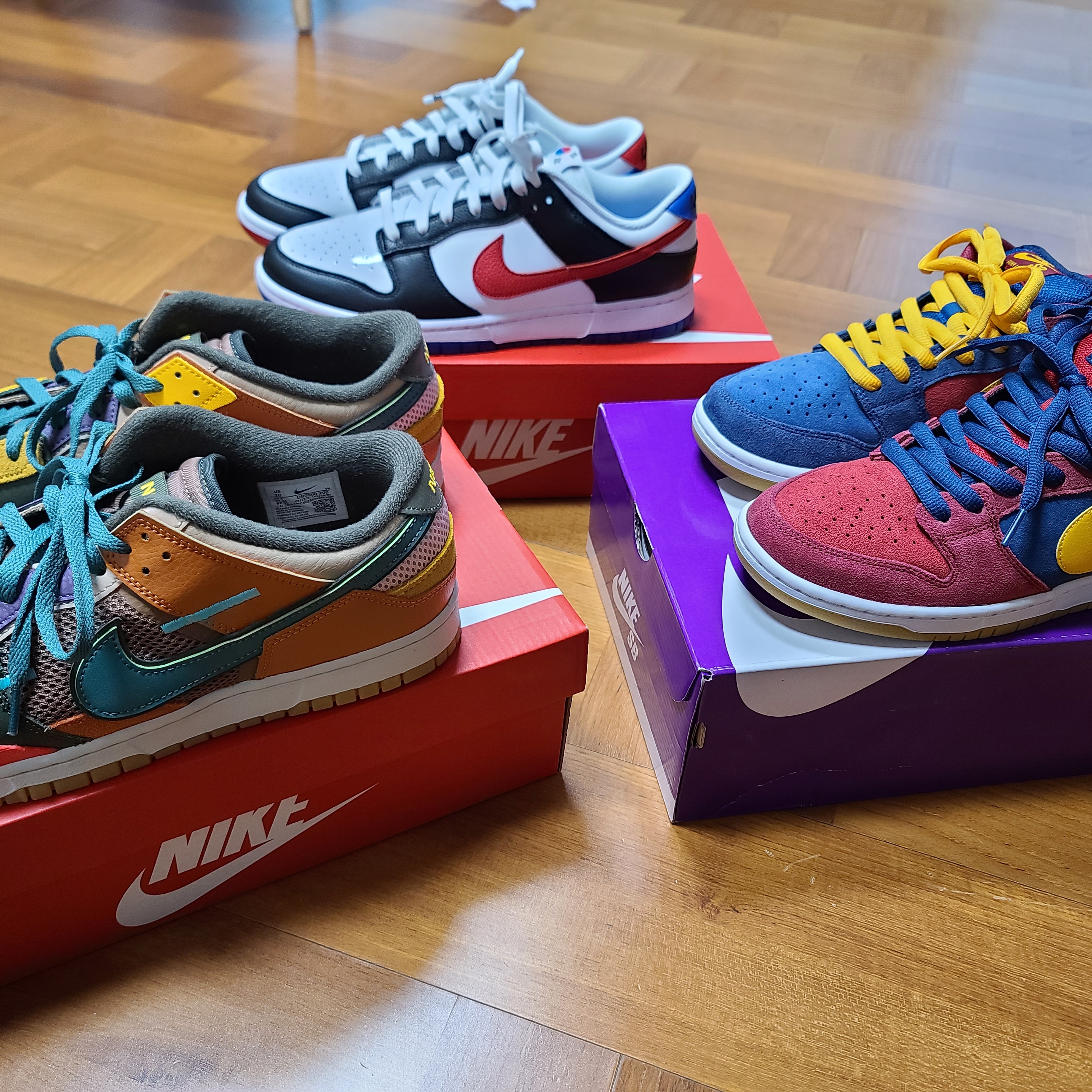 Nike Dunk Scrap Archeo Brown, Nike Dunk Low SE Seoul 착용 스타일