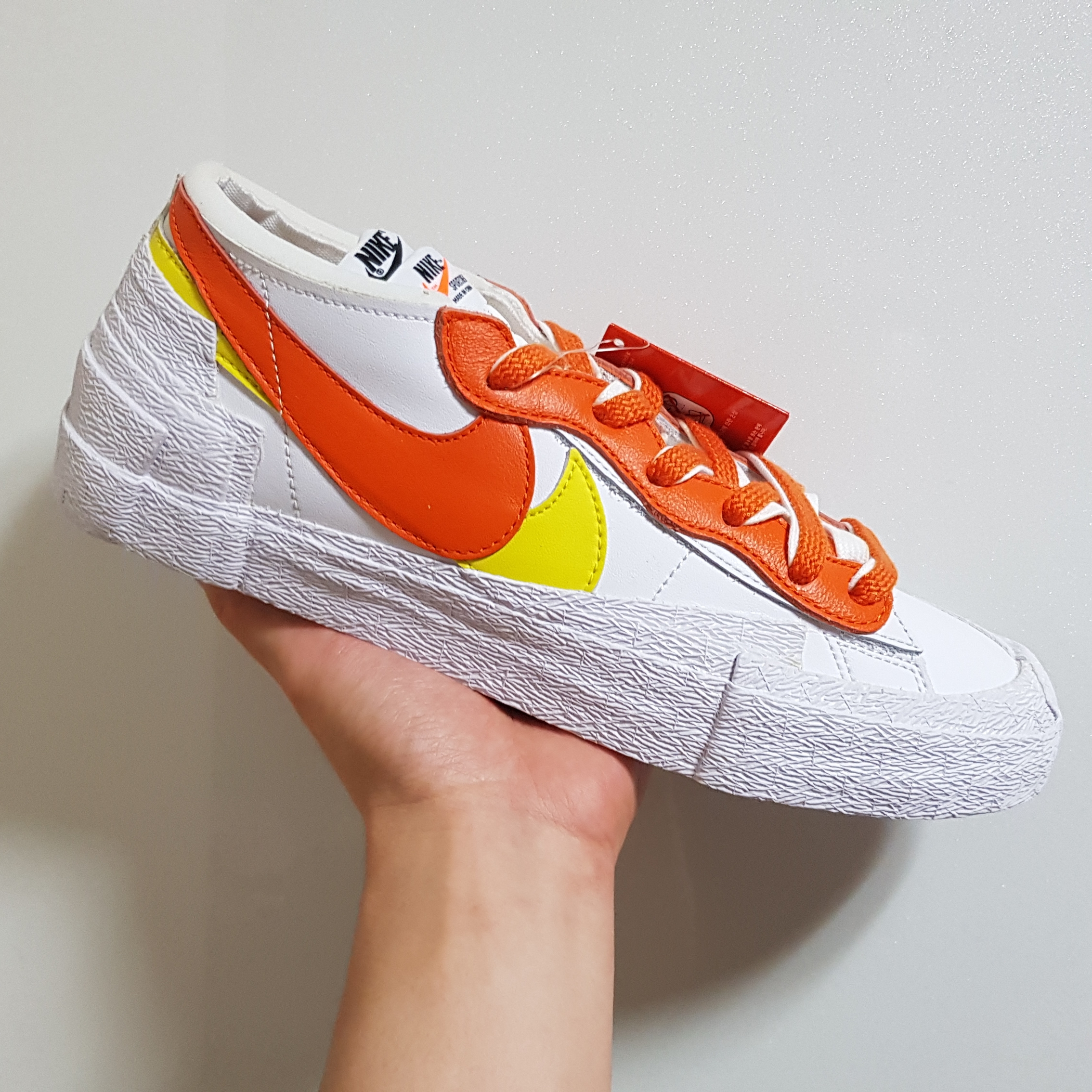 Nike x Sacai Blazer Low Magma Orange 착용 스타일