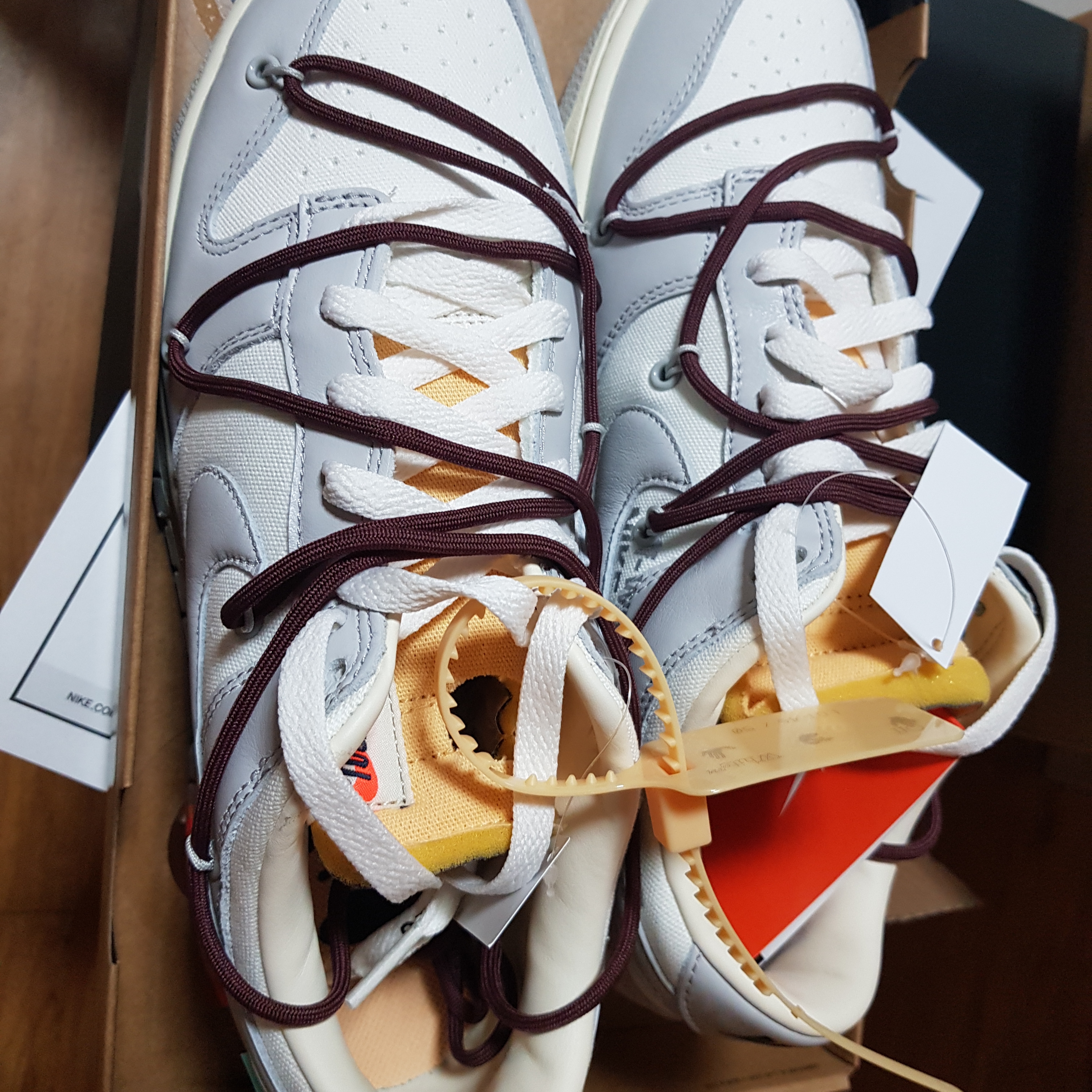 Nike x Off-White Dunk Low The 50 - Lot 46 착용 스타일 - 3