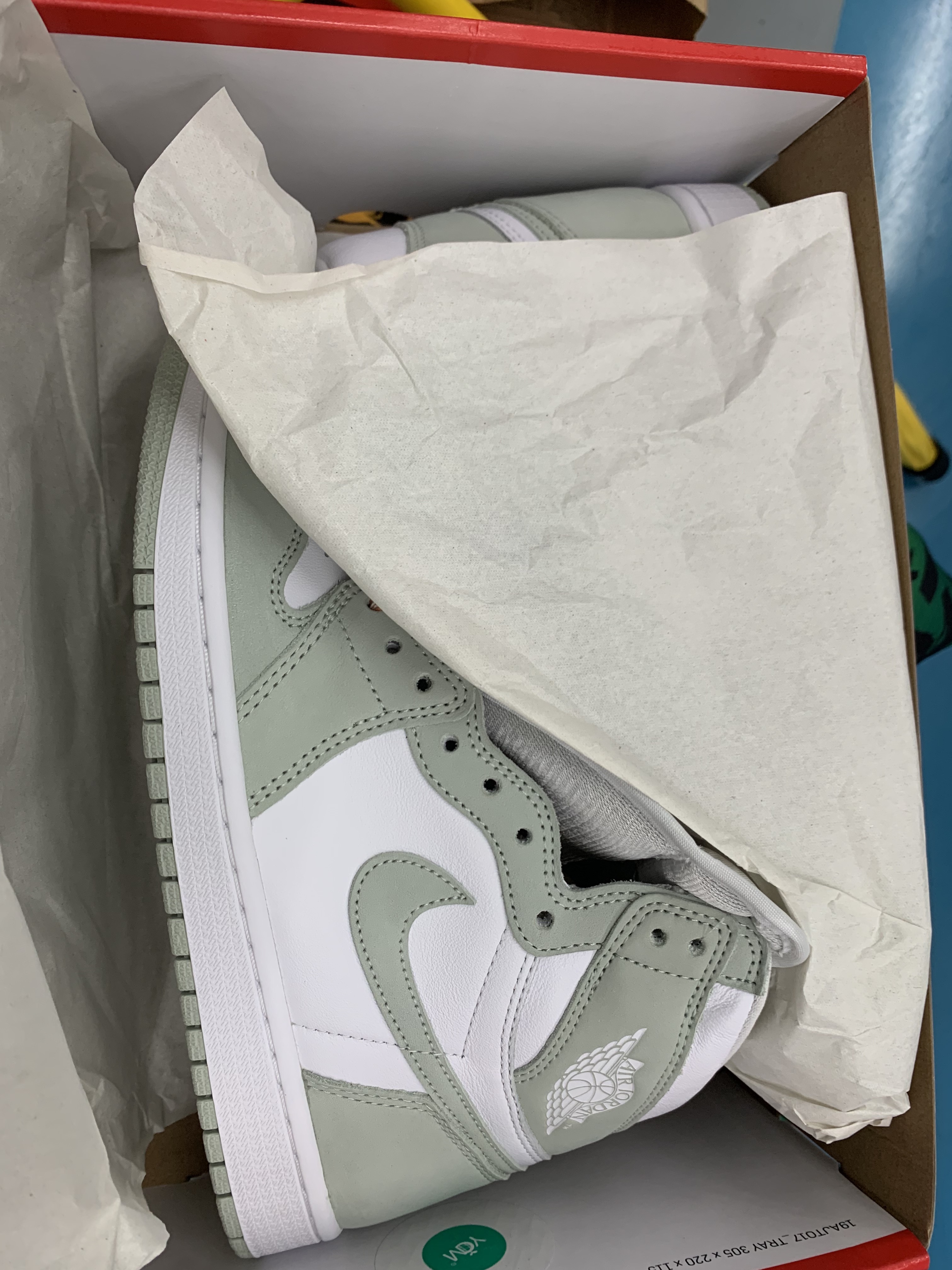 (W) Jordan 1 Retro High OG Seafoam 착용 스타일