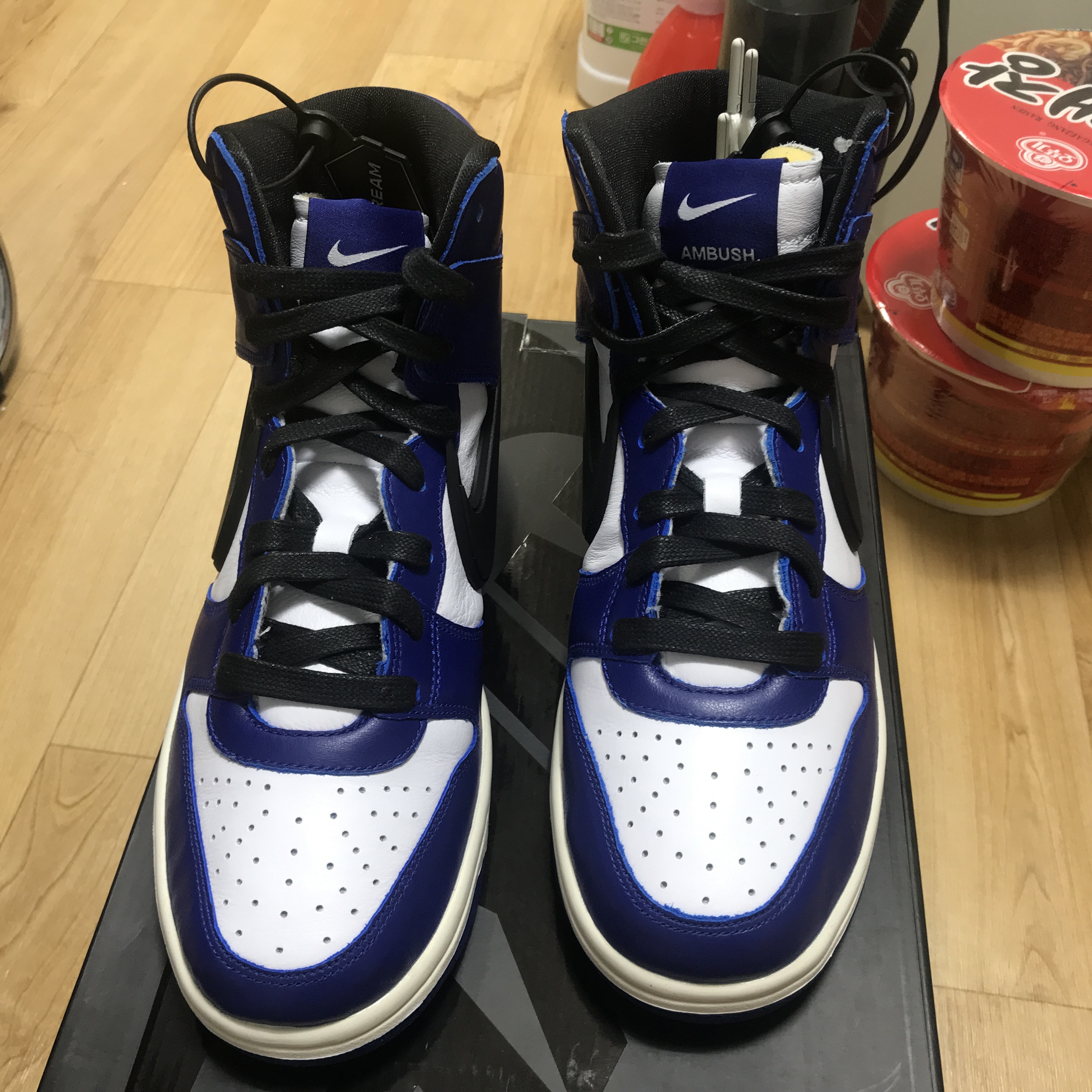 Nike x Ambush Dunk High Deep Royal Blue 착용 스타일 - 2