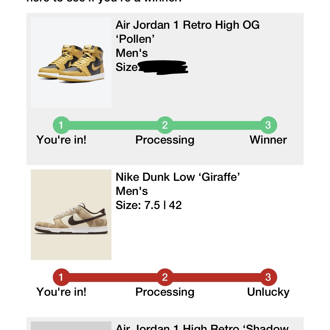 Jordan 1 Retro High OG Pollen 착용 스타일