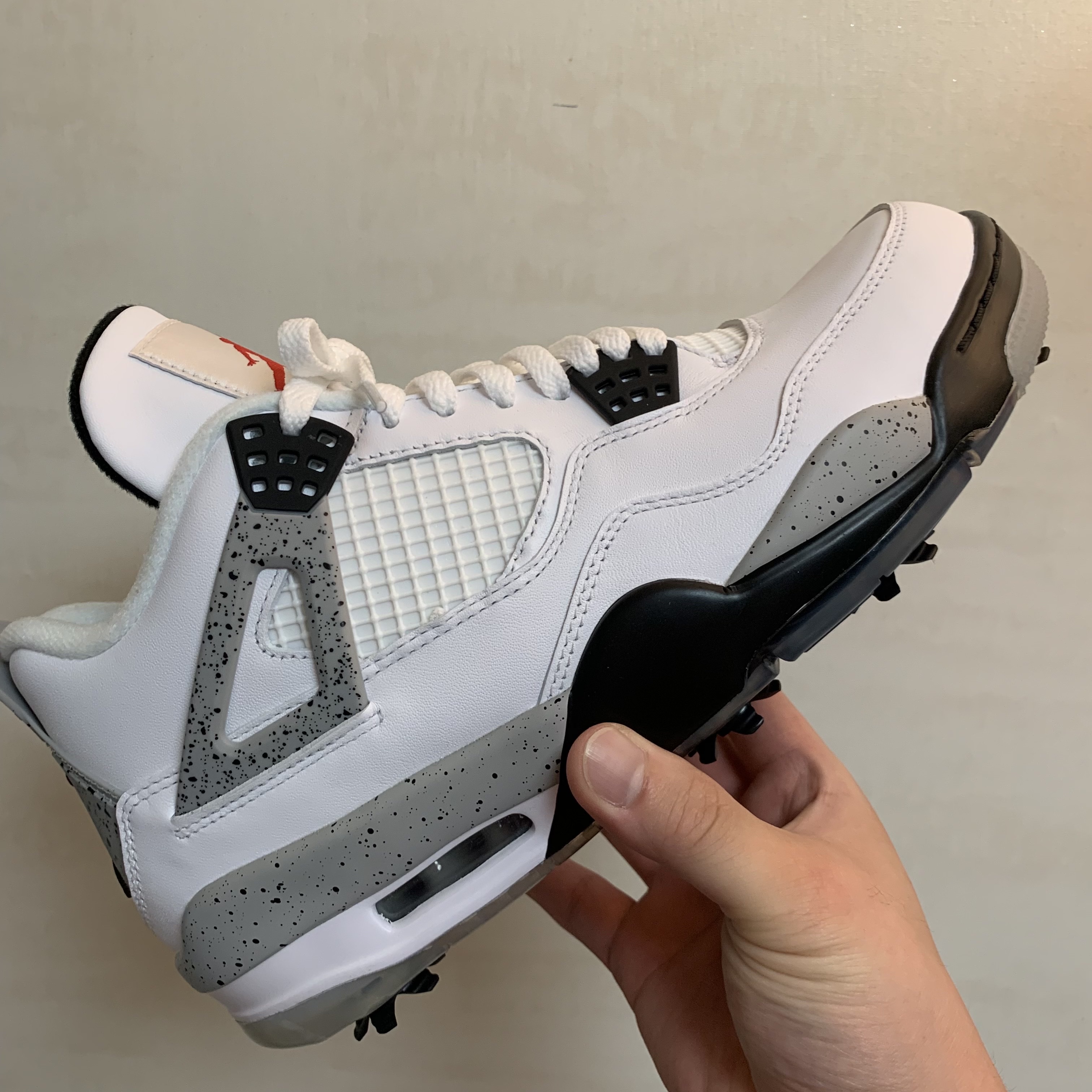 Jordan 4 Golf White Cement 착용 스타일 - 1