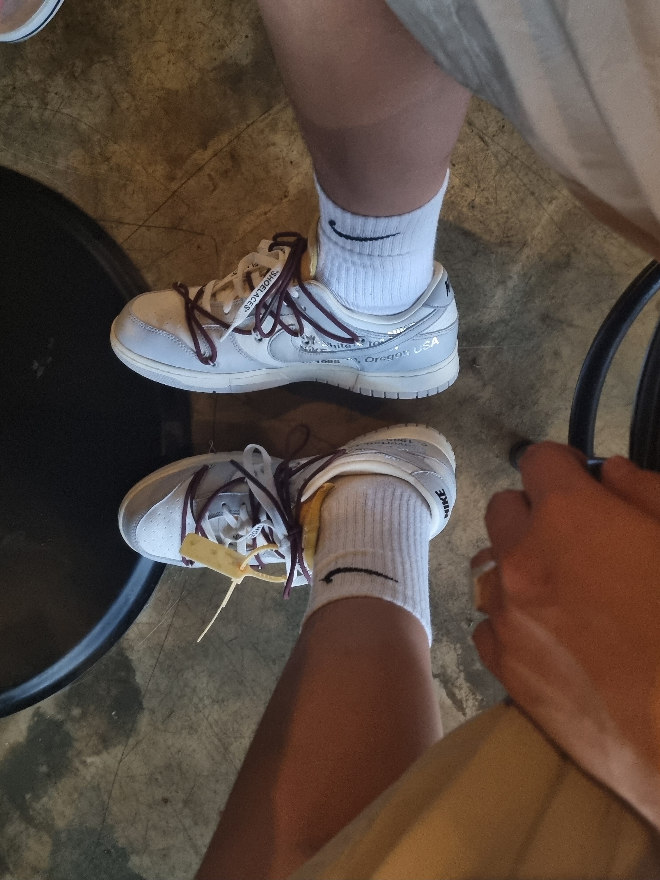 Nike x Off-White Dunk Low The 50 - Lot 46 착용 스타일 - 2