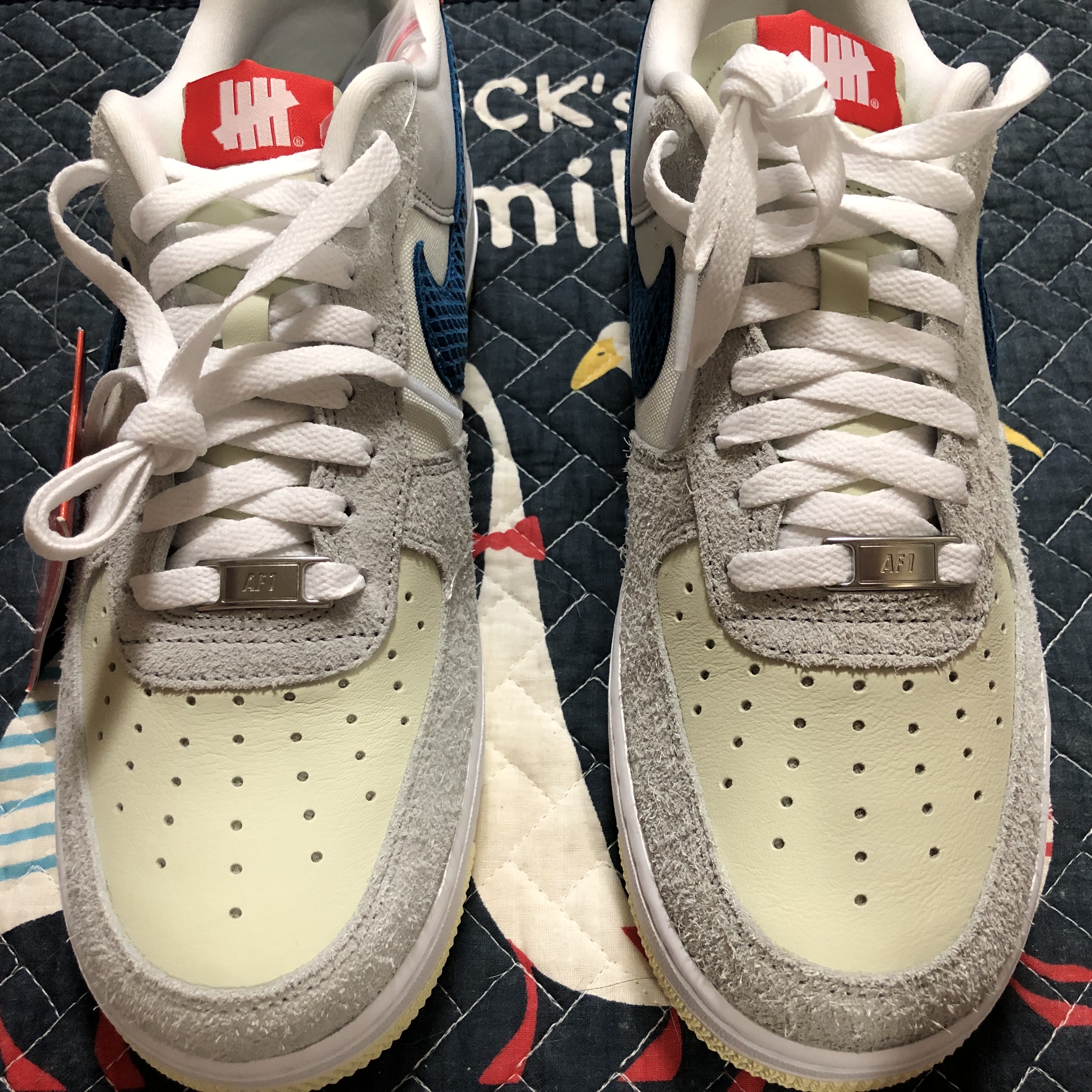 Nike x Undefeated Air Force 1 Low SP 5 On It 착용 스타일 - 4
