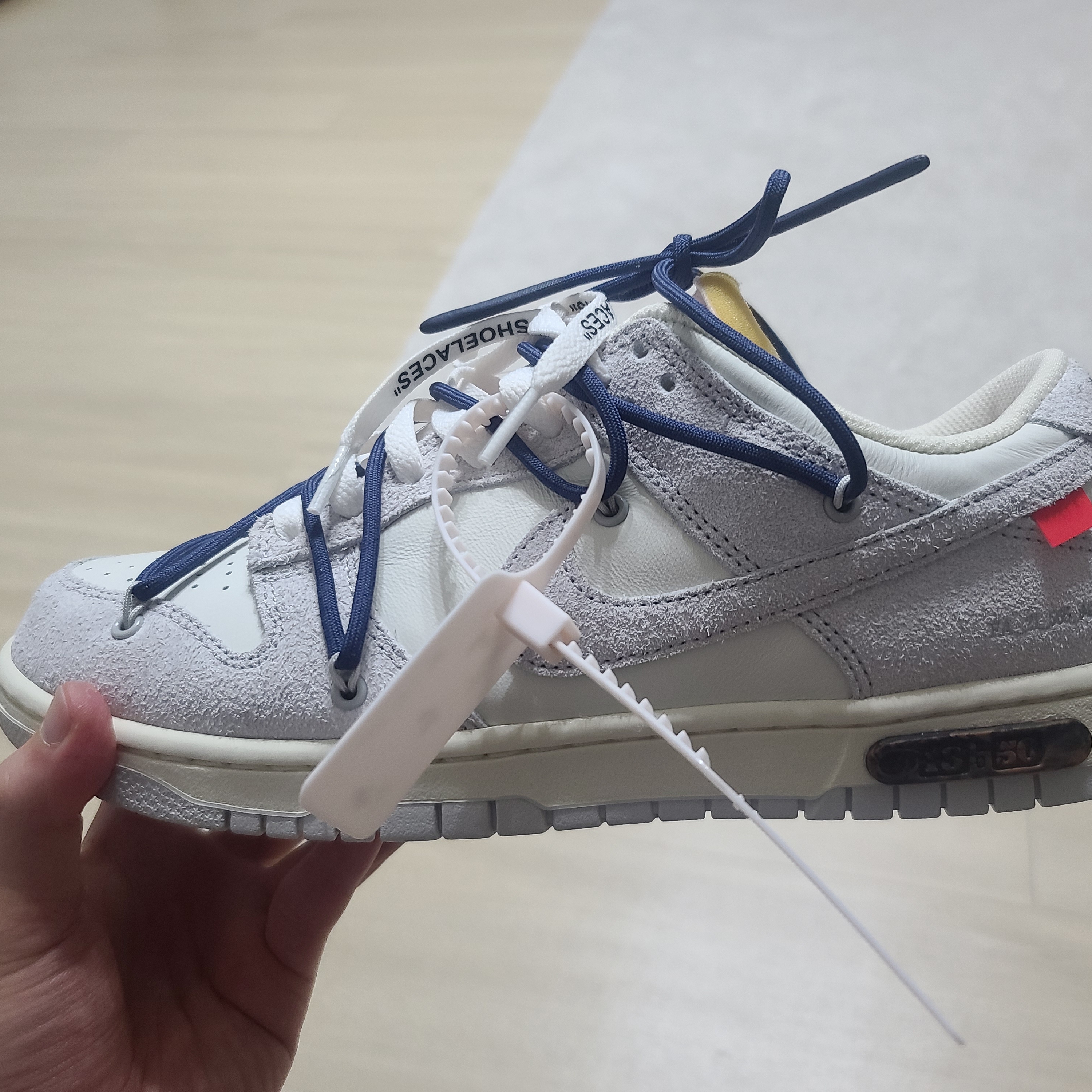 Nike x Off-White Dunk Low The 50 - Lot 18 착용 스타일 - 1